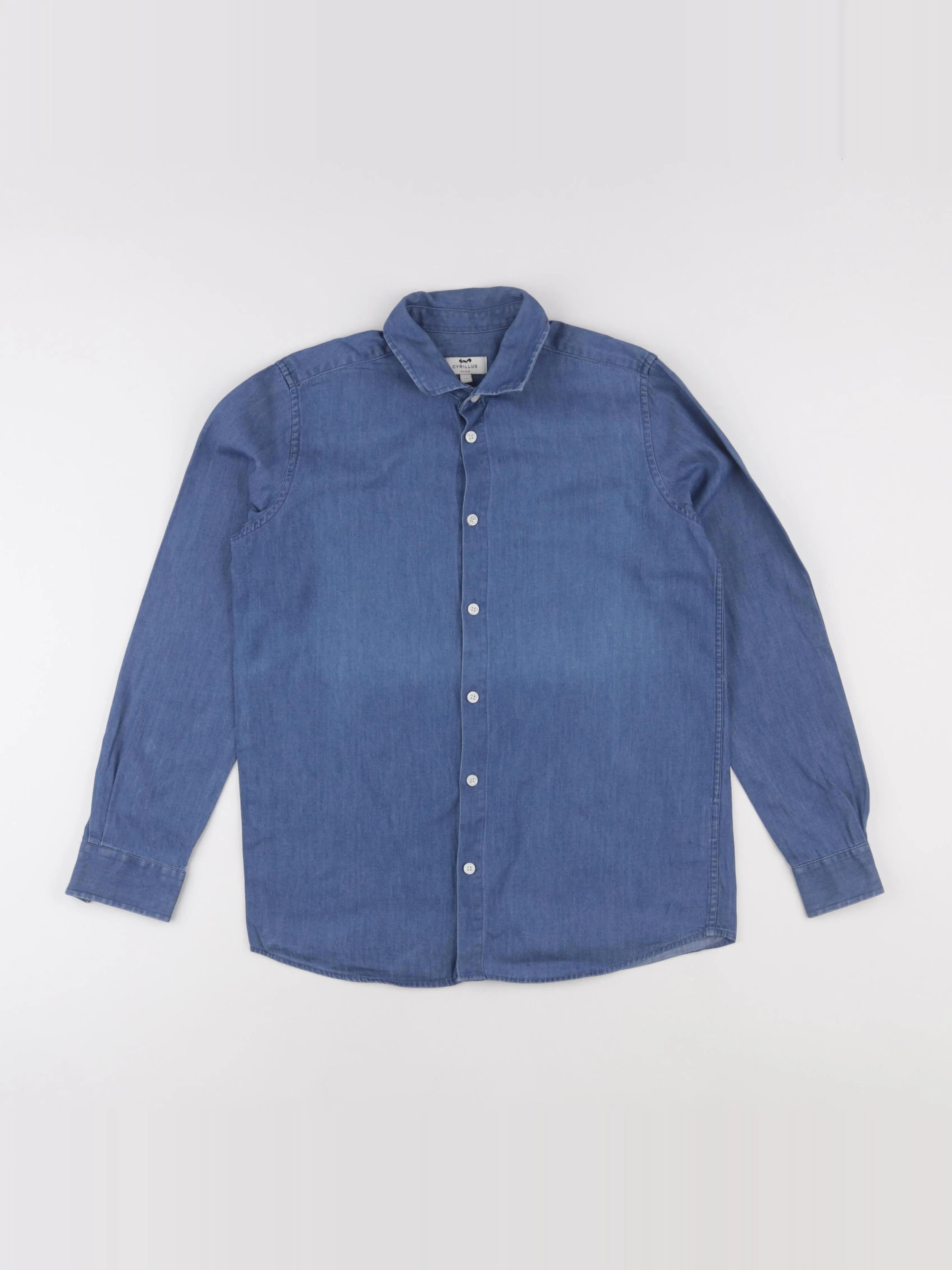 Cyrillus - chemise bleu - 12 ans