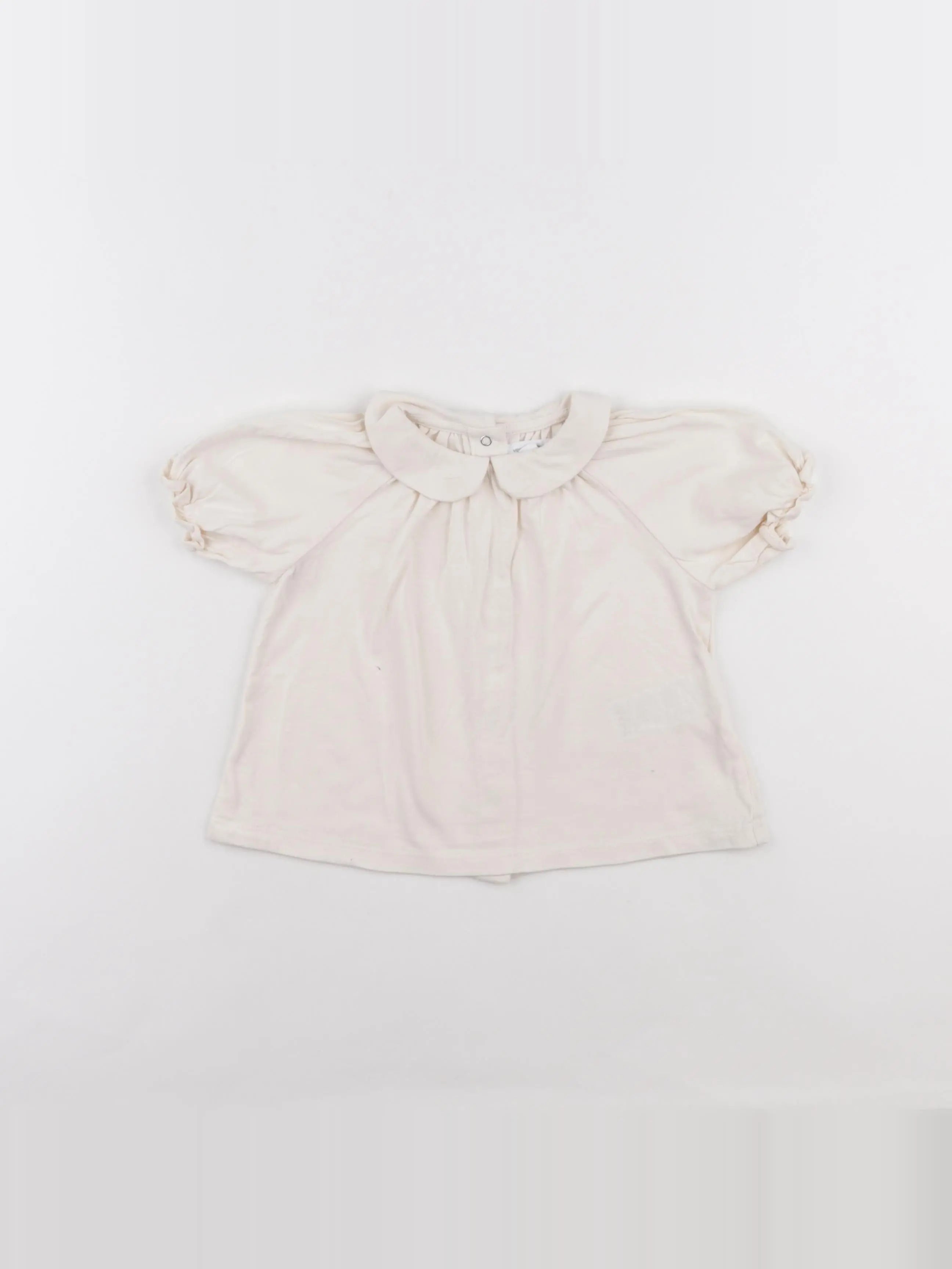 Vertbaudet - tee-shirt blanc - 24 mois