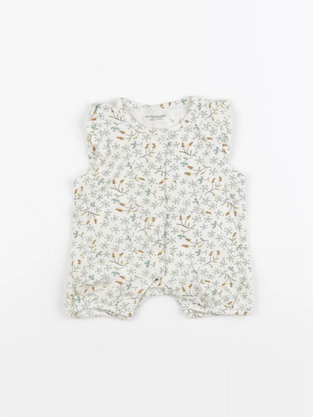 Vertbaudet - combinaison beige - 1 mois