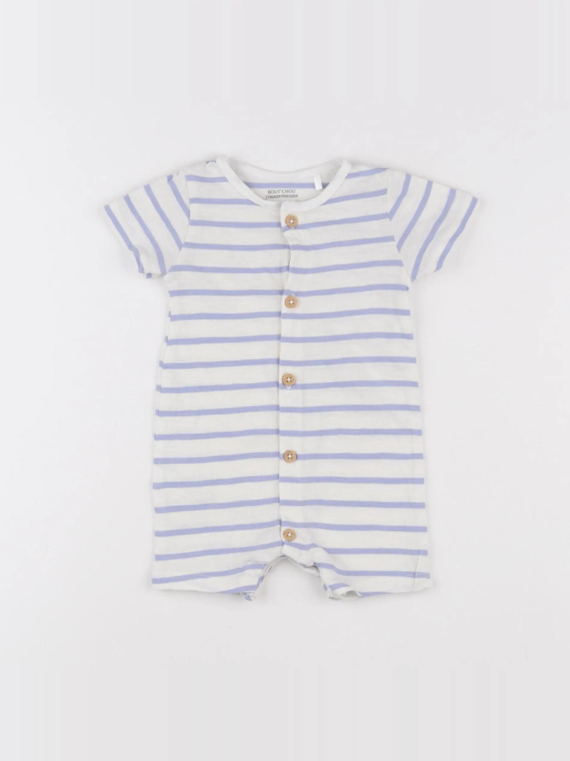 Boutchou - combinaison bleu - 3 mois