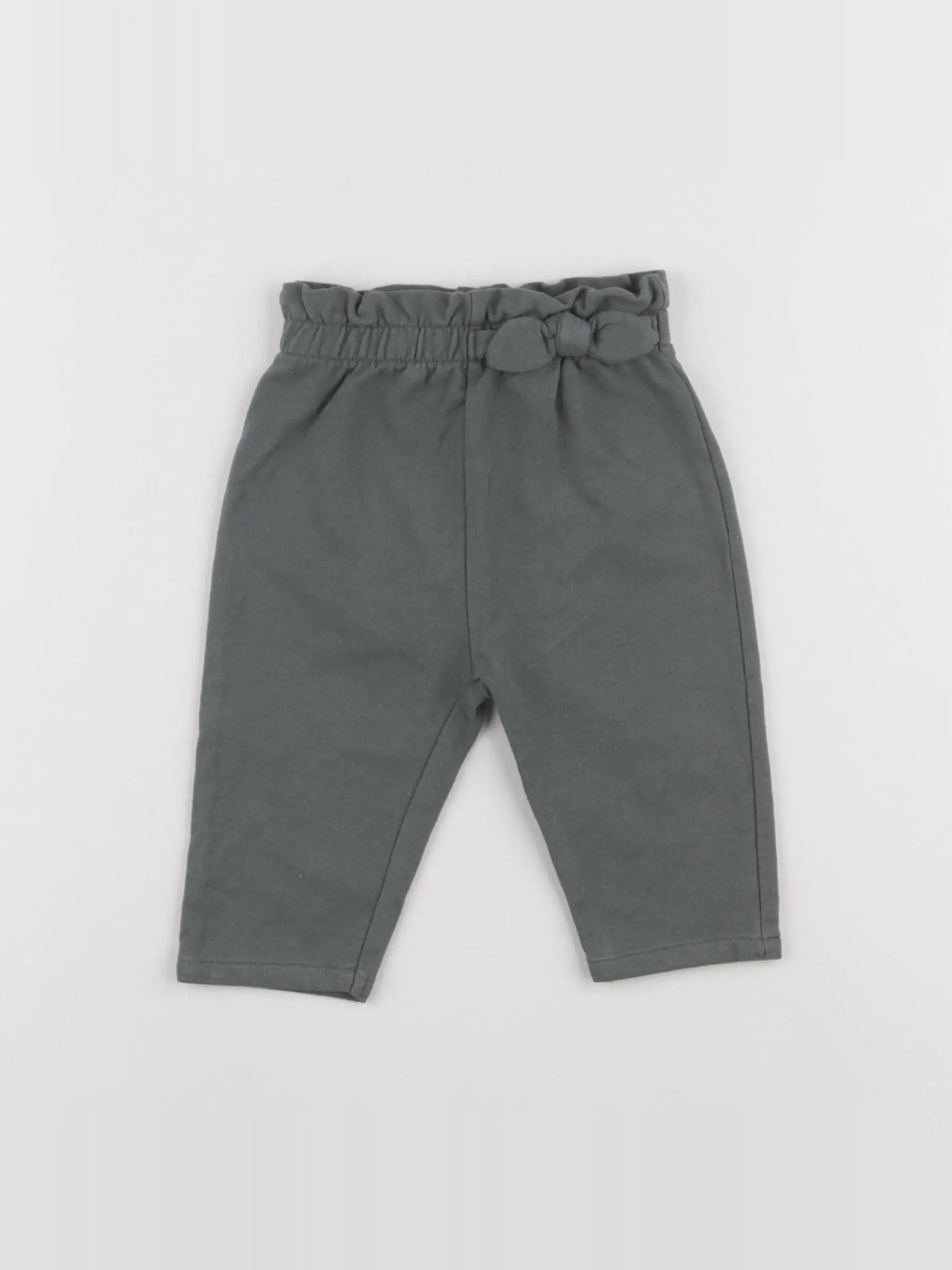 Vertbaudet - pantalon vert - 6 mois