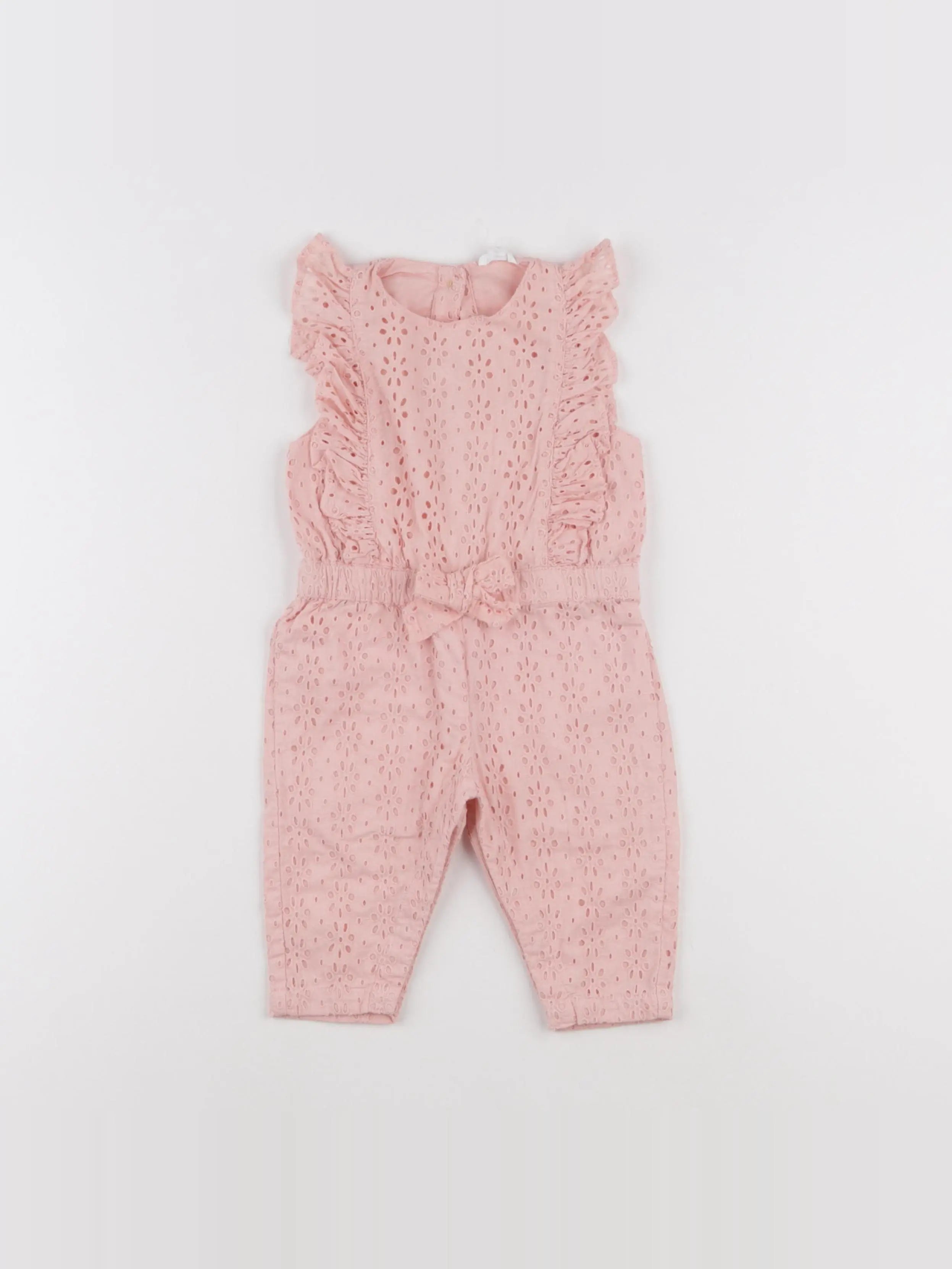 Vertbaudet - combinaison rose - 6 mois