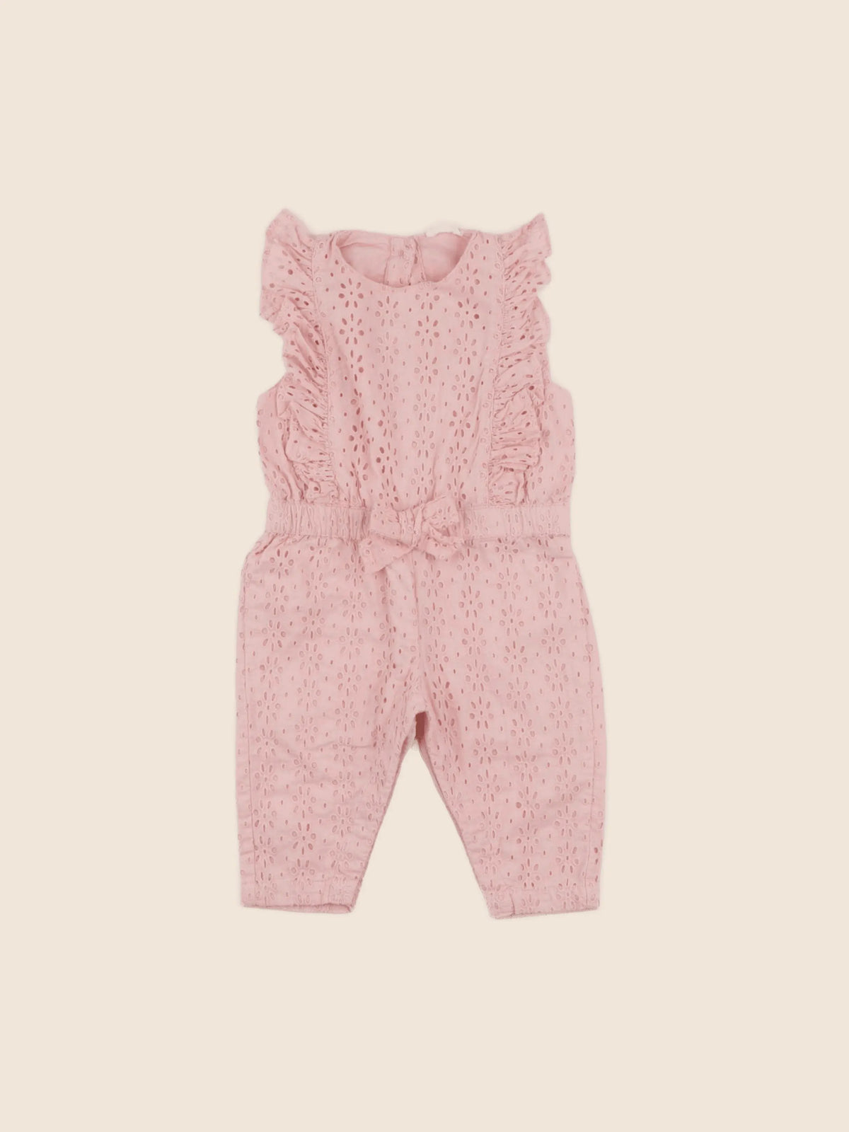 Vertbaudet - combinaison rose - 6 mois