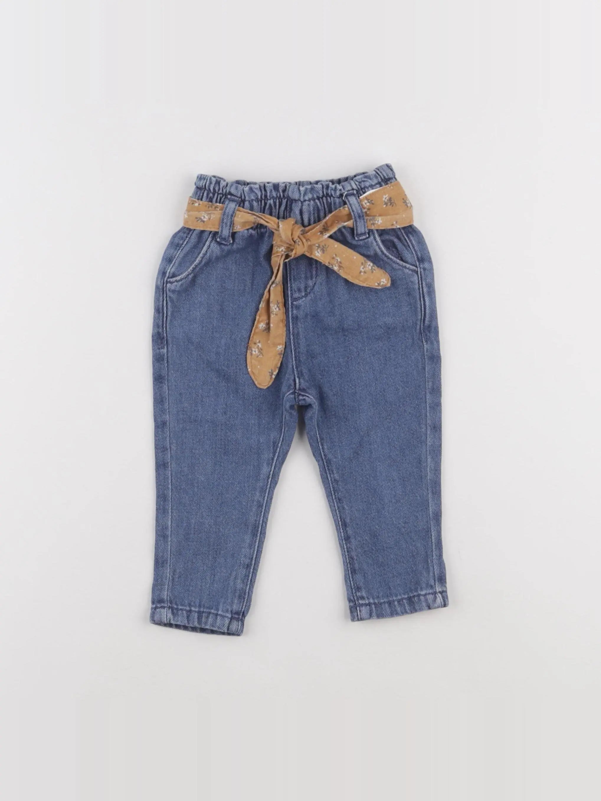 Vertbaudet - jean bleu - 6 mois