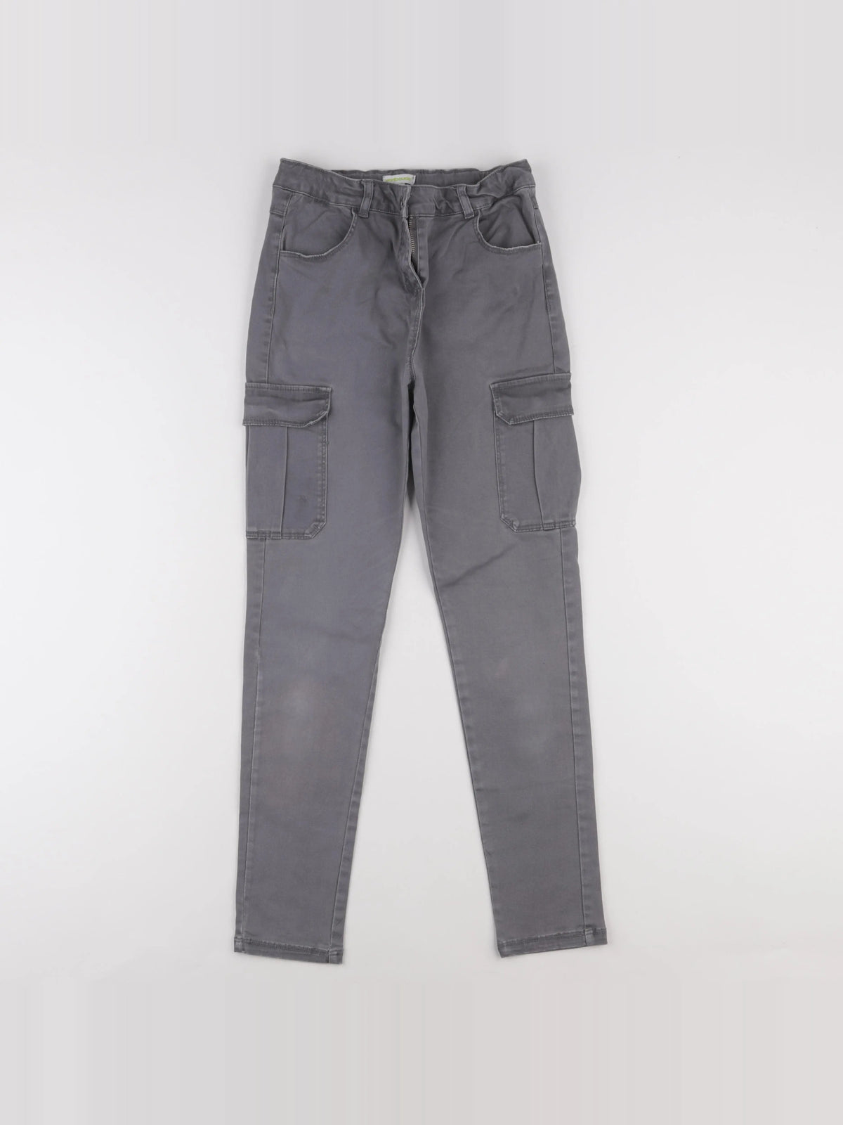 Vertbaudet - pantalon gris - 12 ans