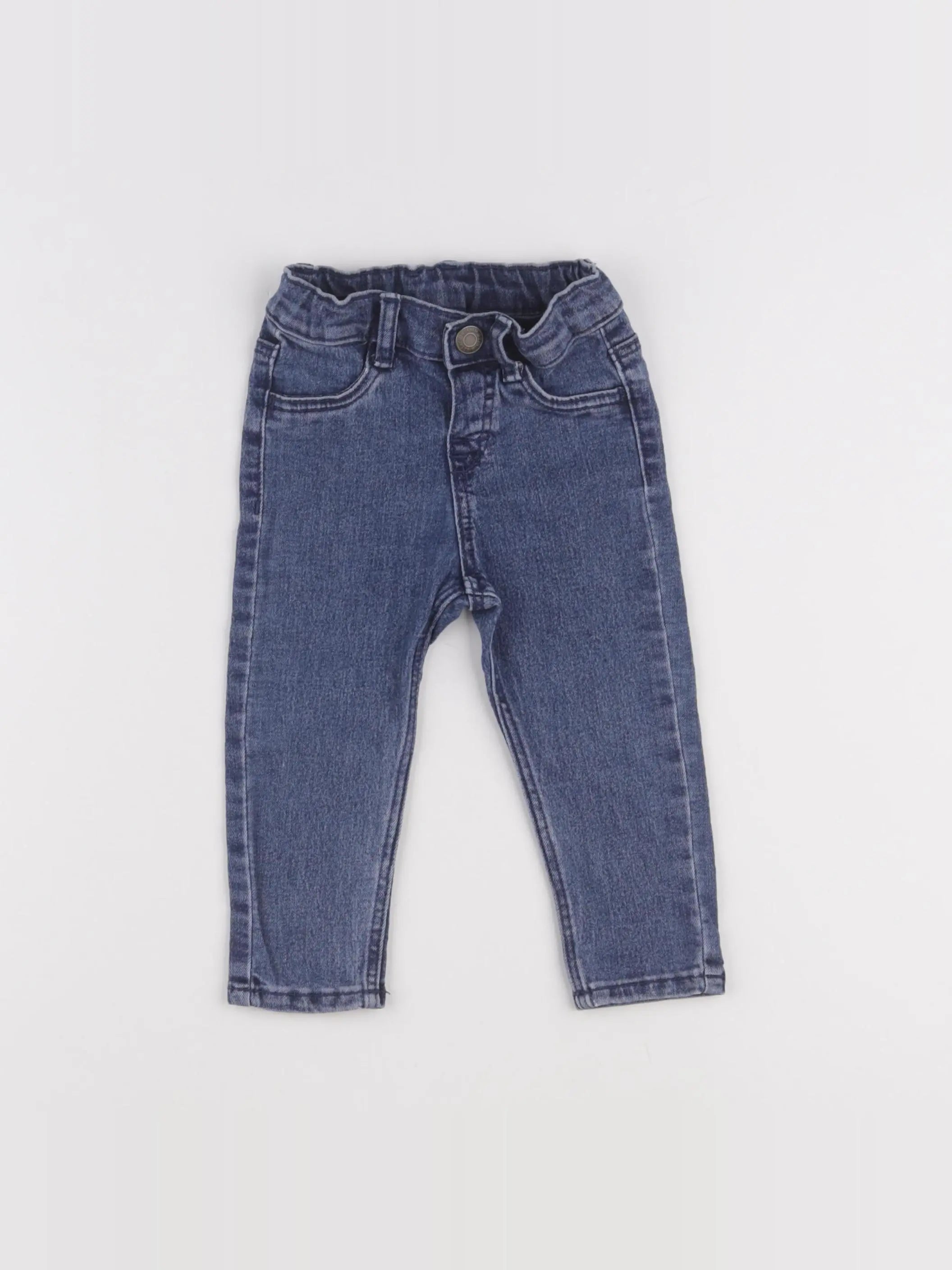 H&M - jean bleu - 6/9 mois
