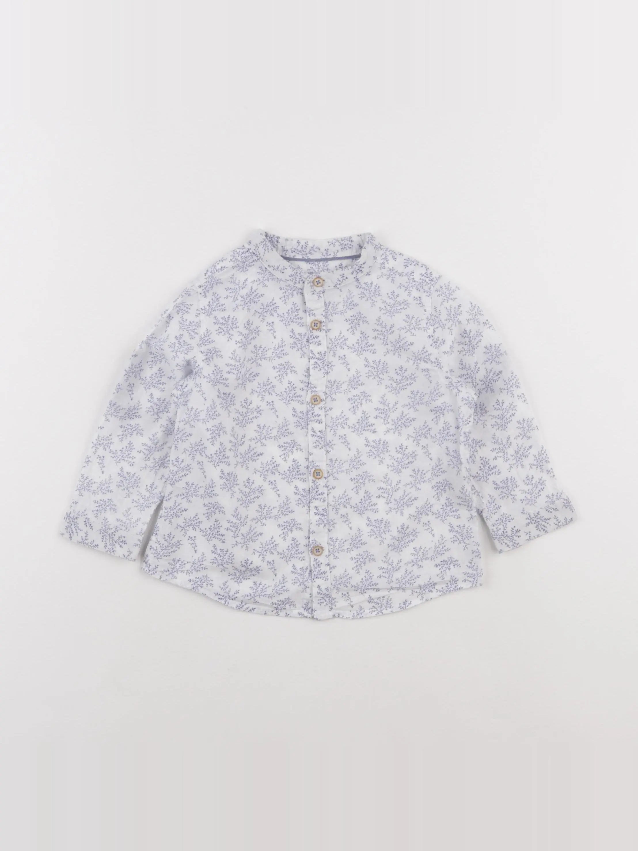 Zara - chemise bleu - 9/12 mois
