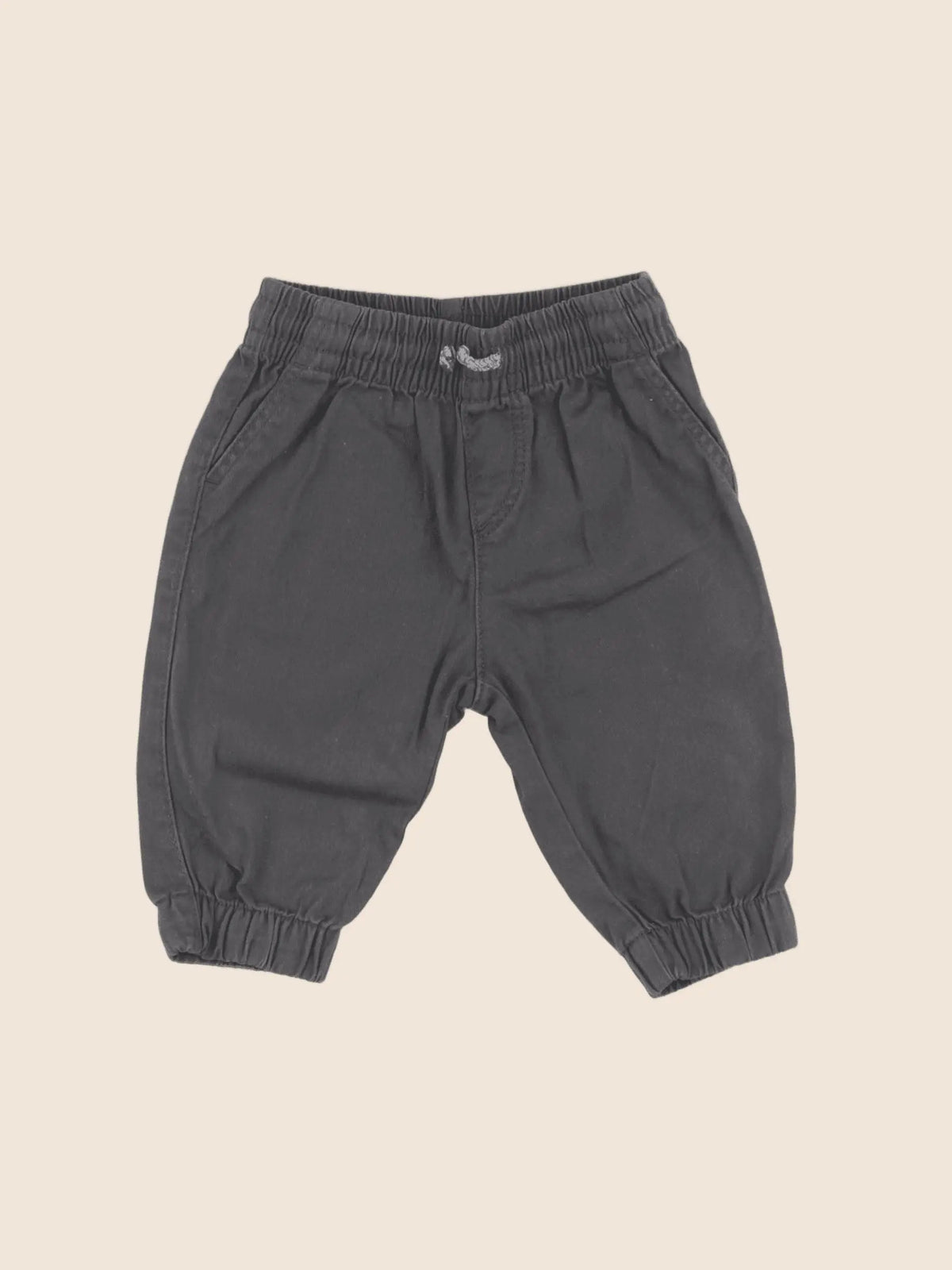 H&M - pantalon gris - 3/6 mois