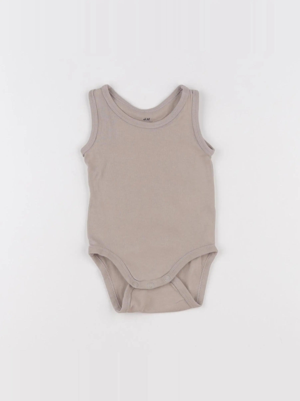 H&M - body beige - 3/6 mois