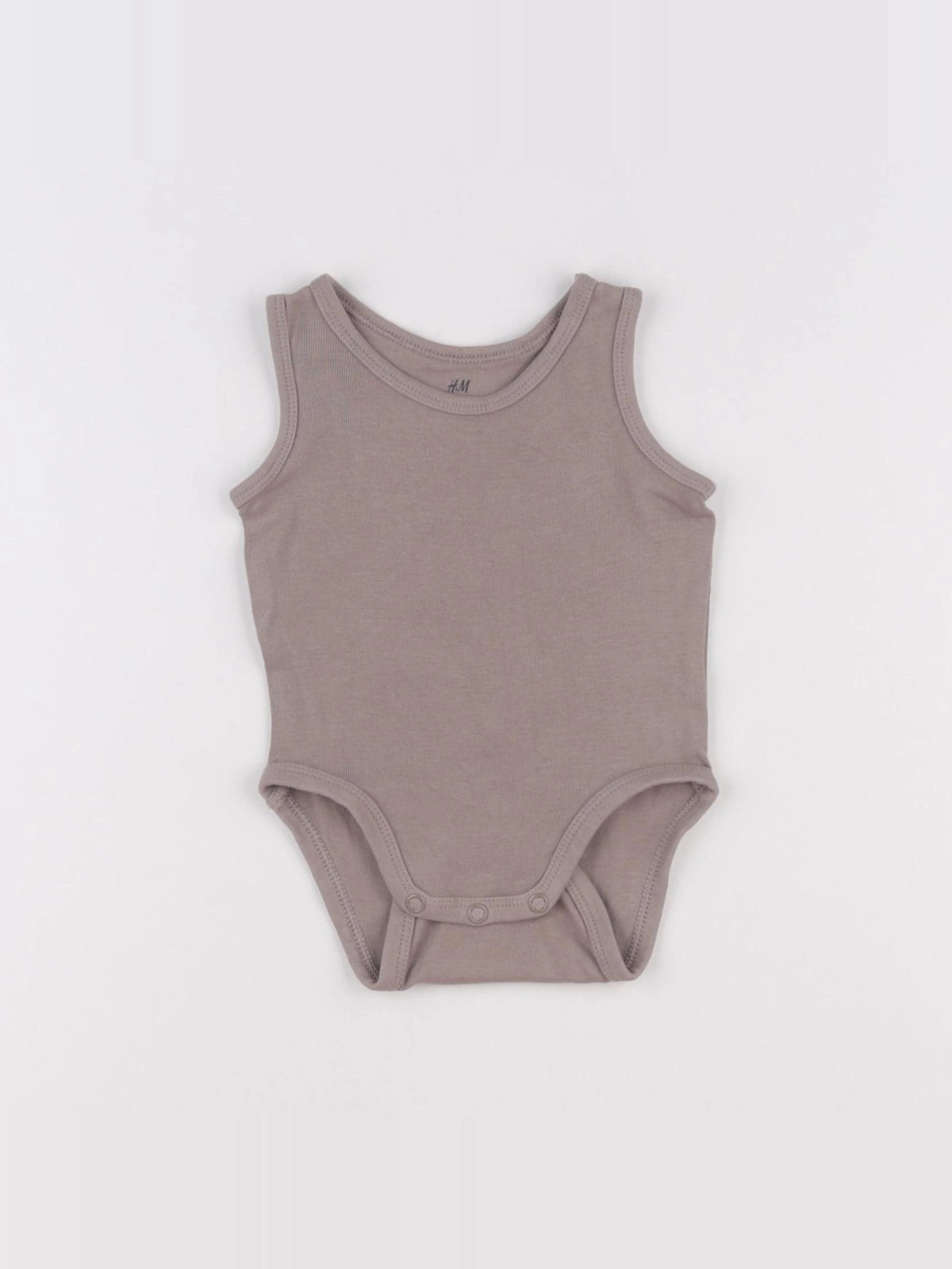 H&M - body marron - 3/6 mois