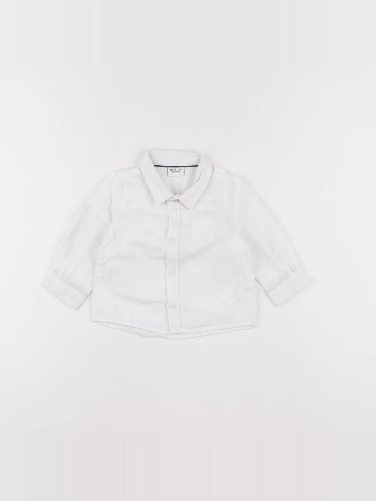 Tape à l'oeil - chemise blanc - 9 mois