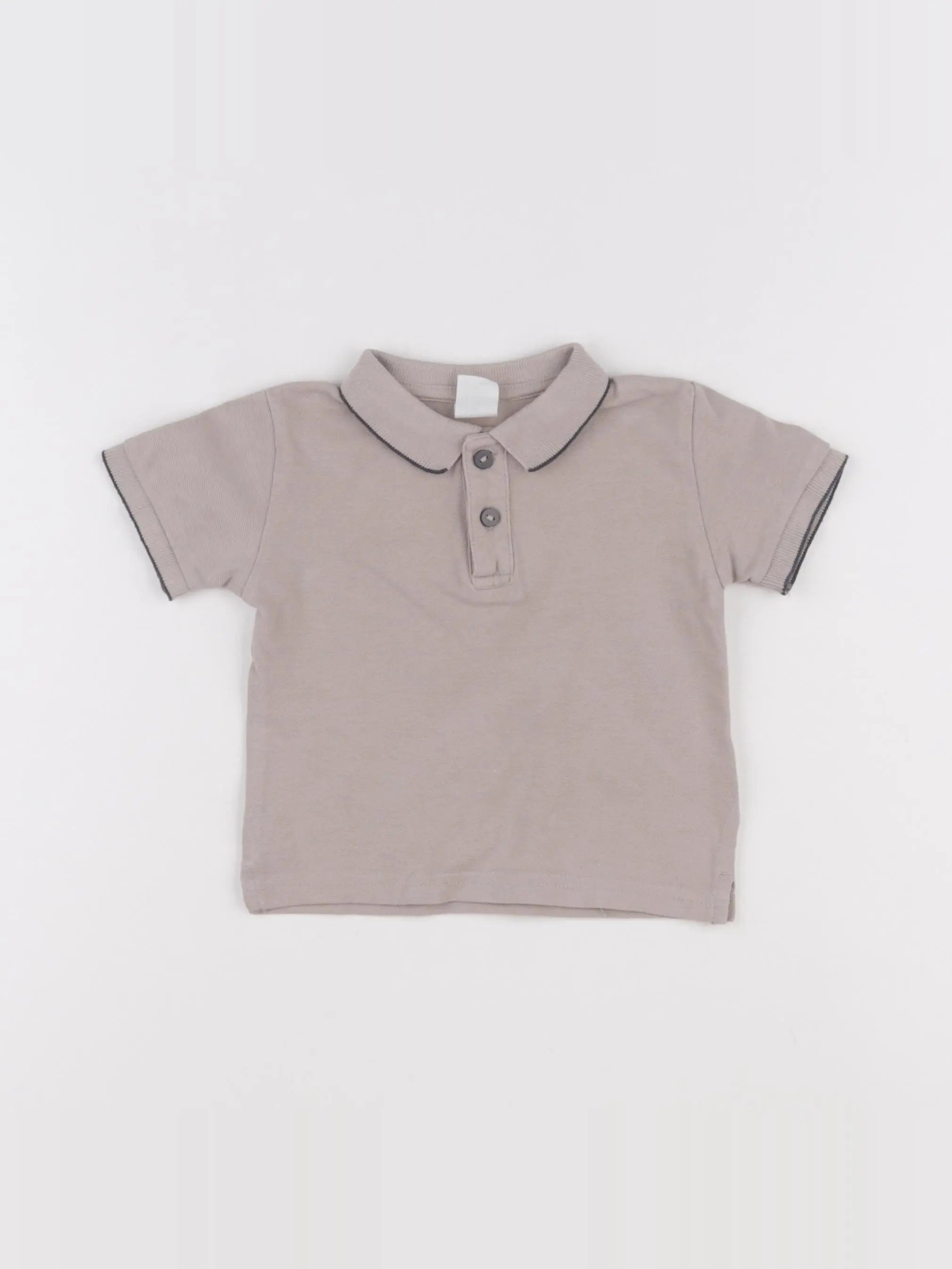 H&M - polo beige - 3/6 mois