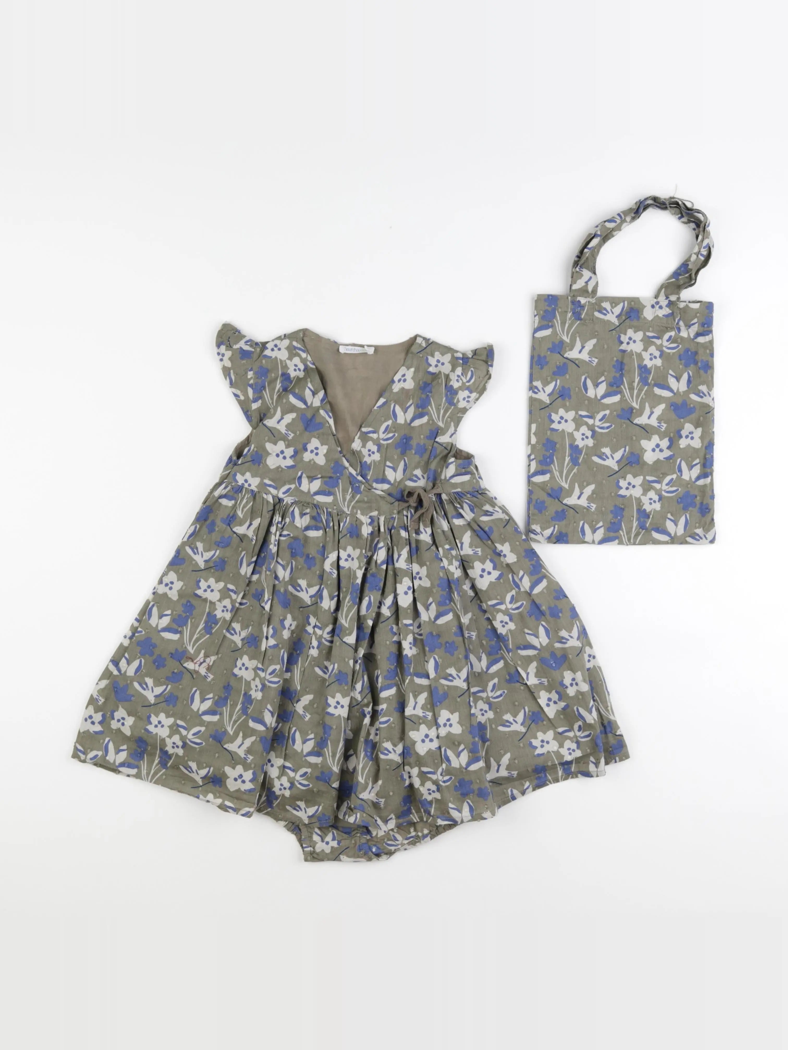 Boutchou - robe vert - 24 mois