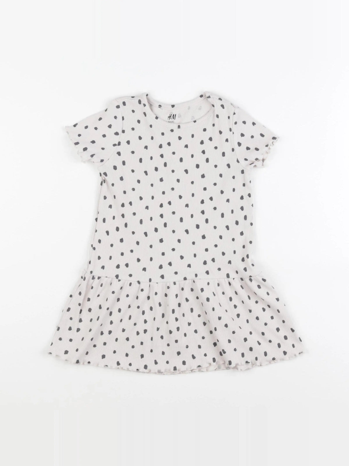 H&M - robe beige - 18/24 mois