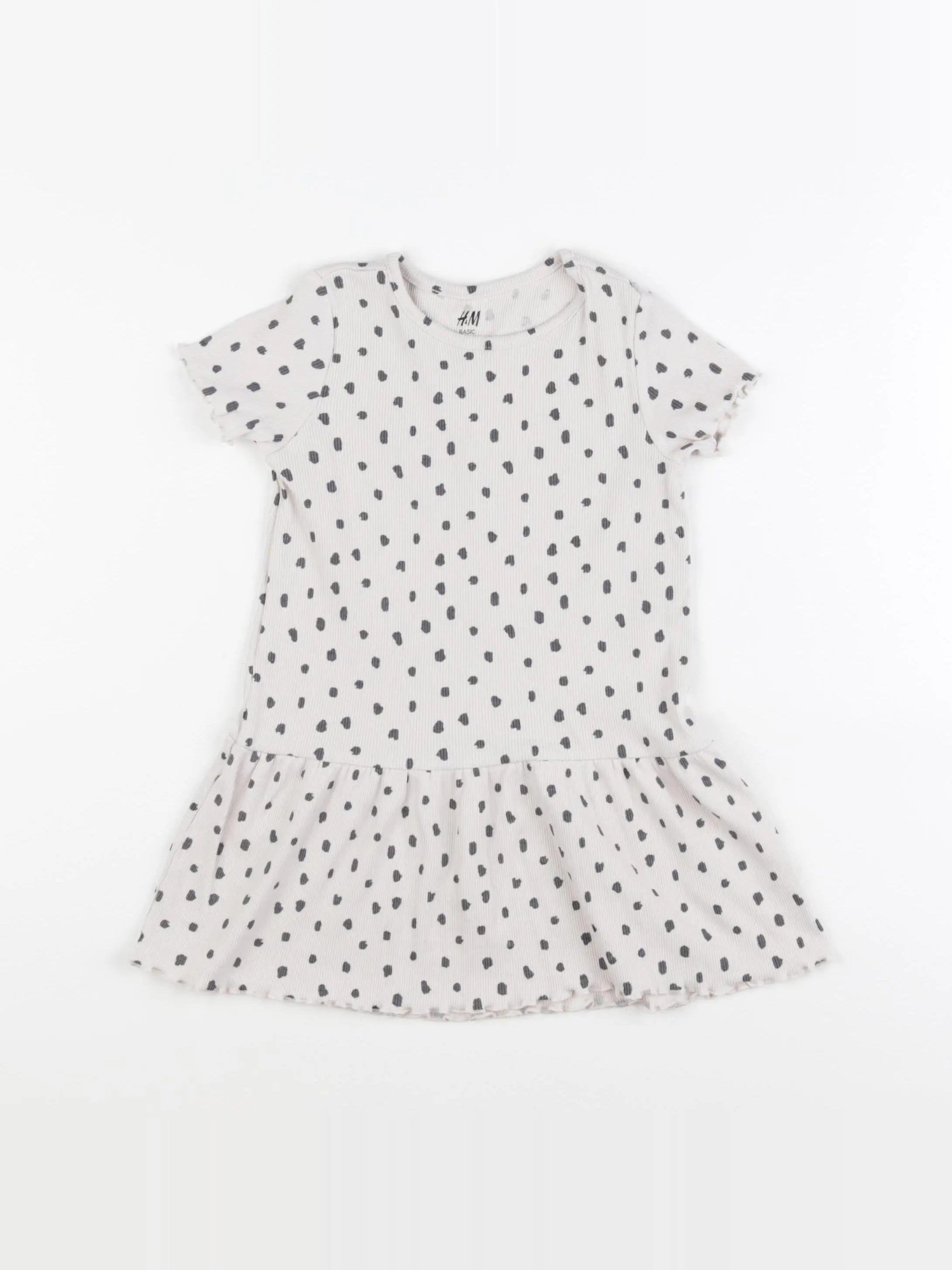 H&M - robe beige - 18/24 mois