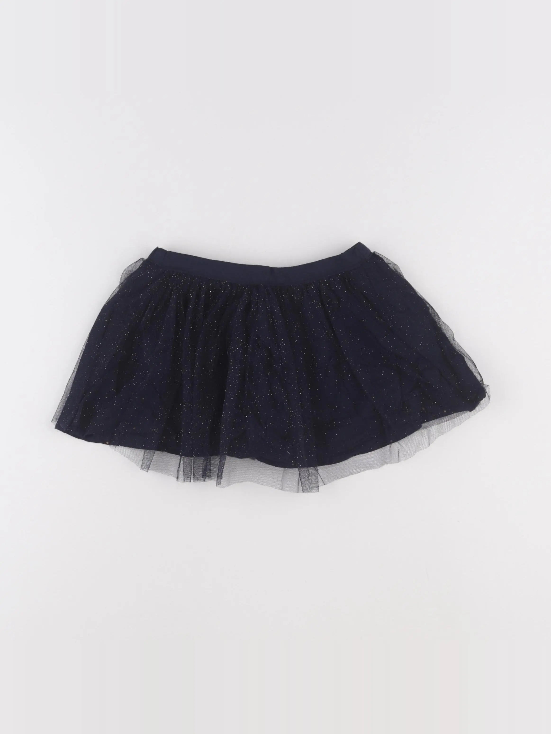 Vertbaudet - jupe bleu, or - 2 ans