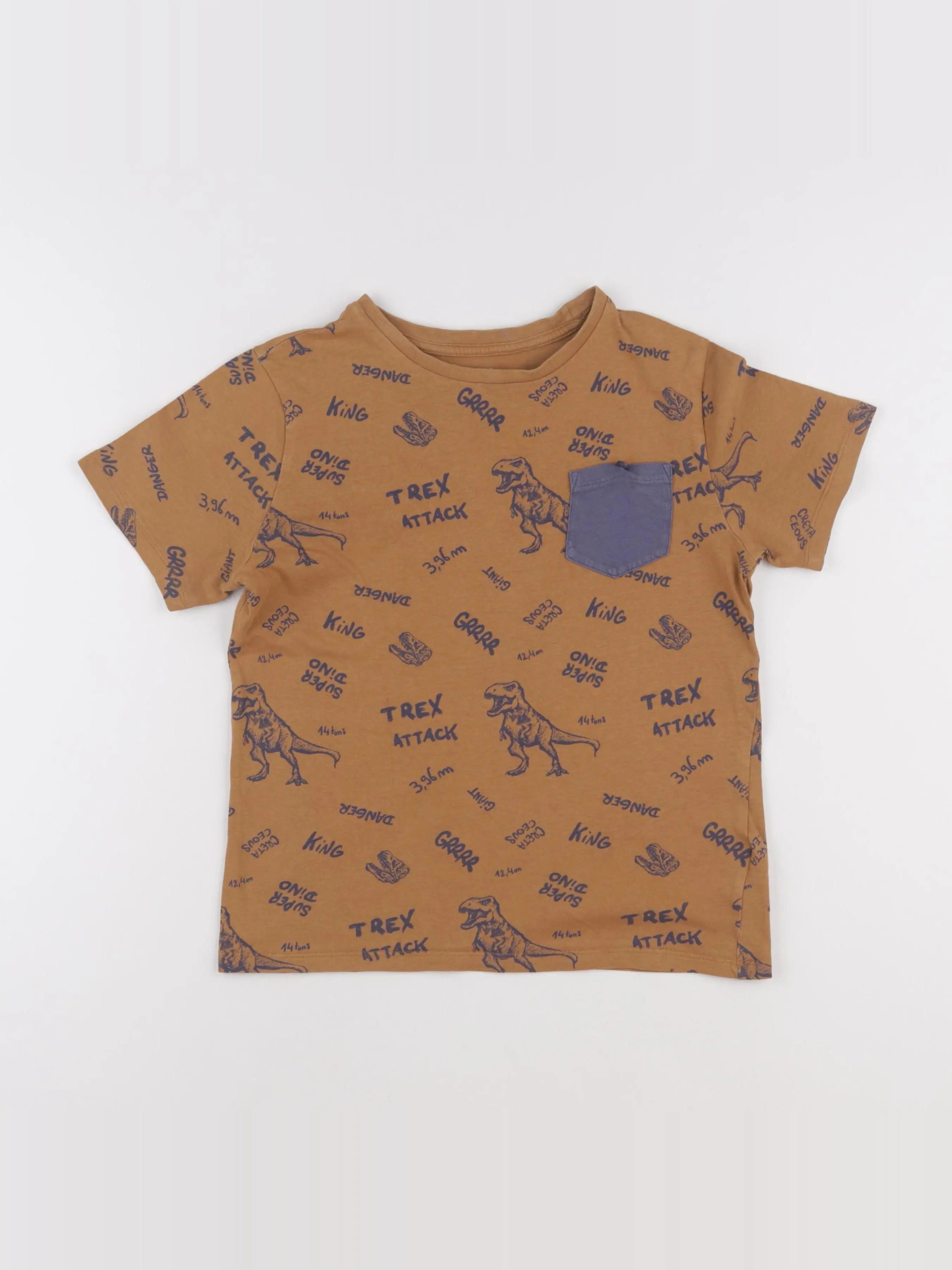 Vertbaudet - tee-shirt marron - 10 ans