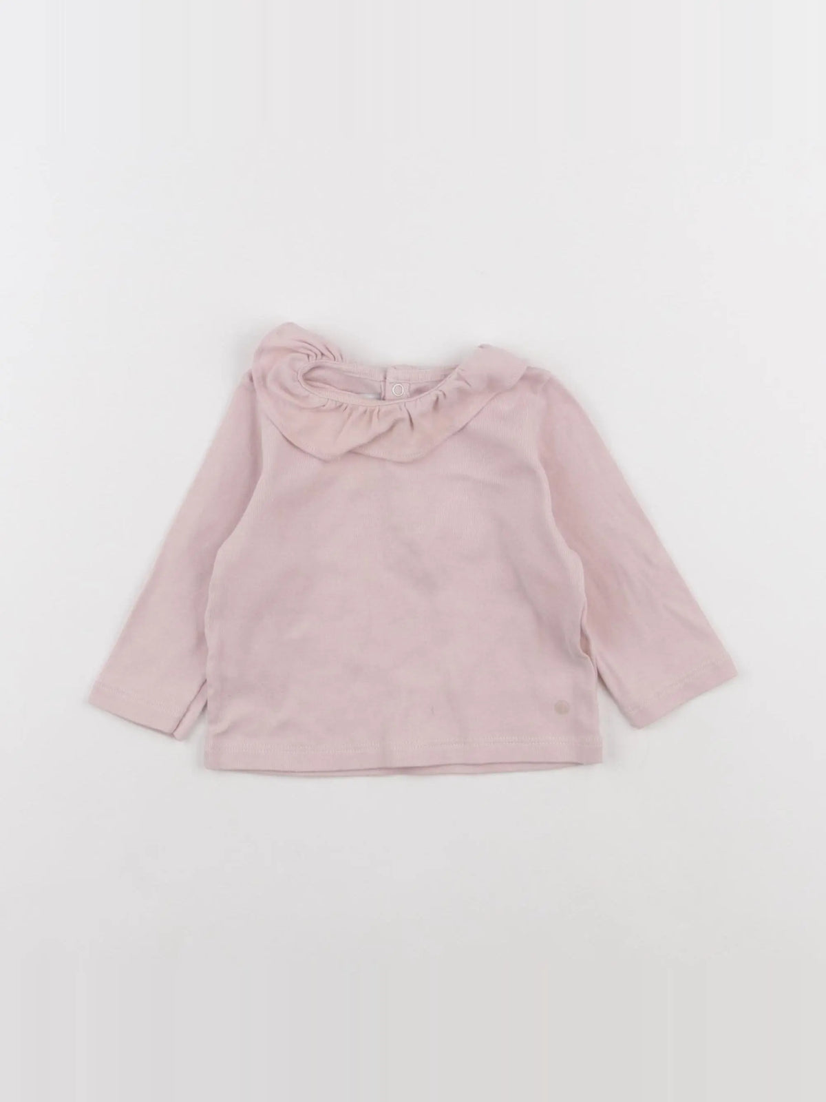 Petit Bateau - tee-shirt rose - 6 mois