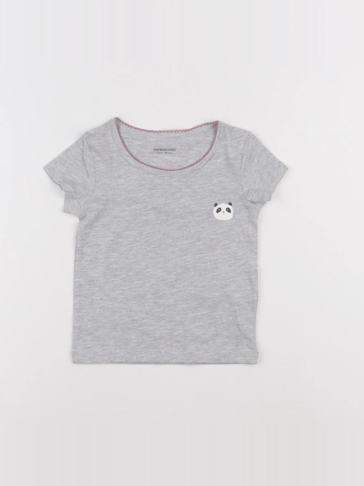 Vertbaudet - maillot de corps gris - 2 ans