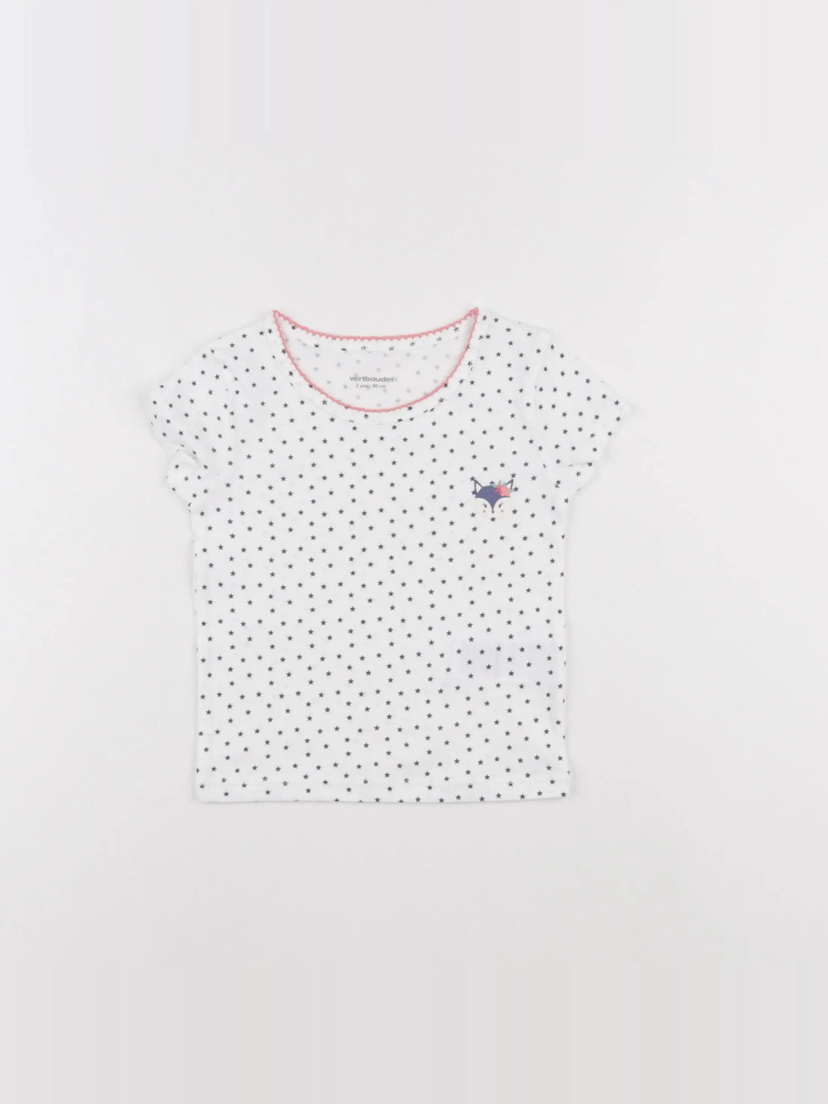Vertbaudet - maillot de corps blanc - 2 ans