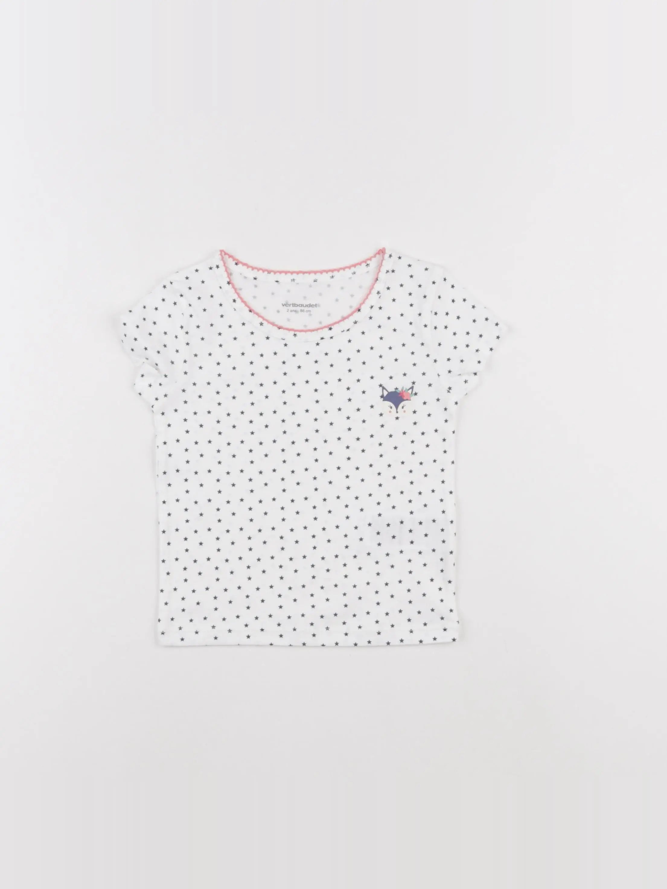 Vertbaudet - maillot de corps blanc - 2 ans
