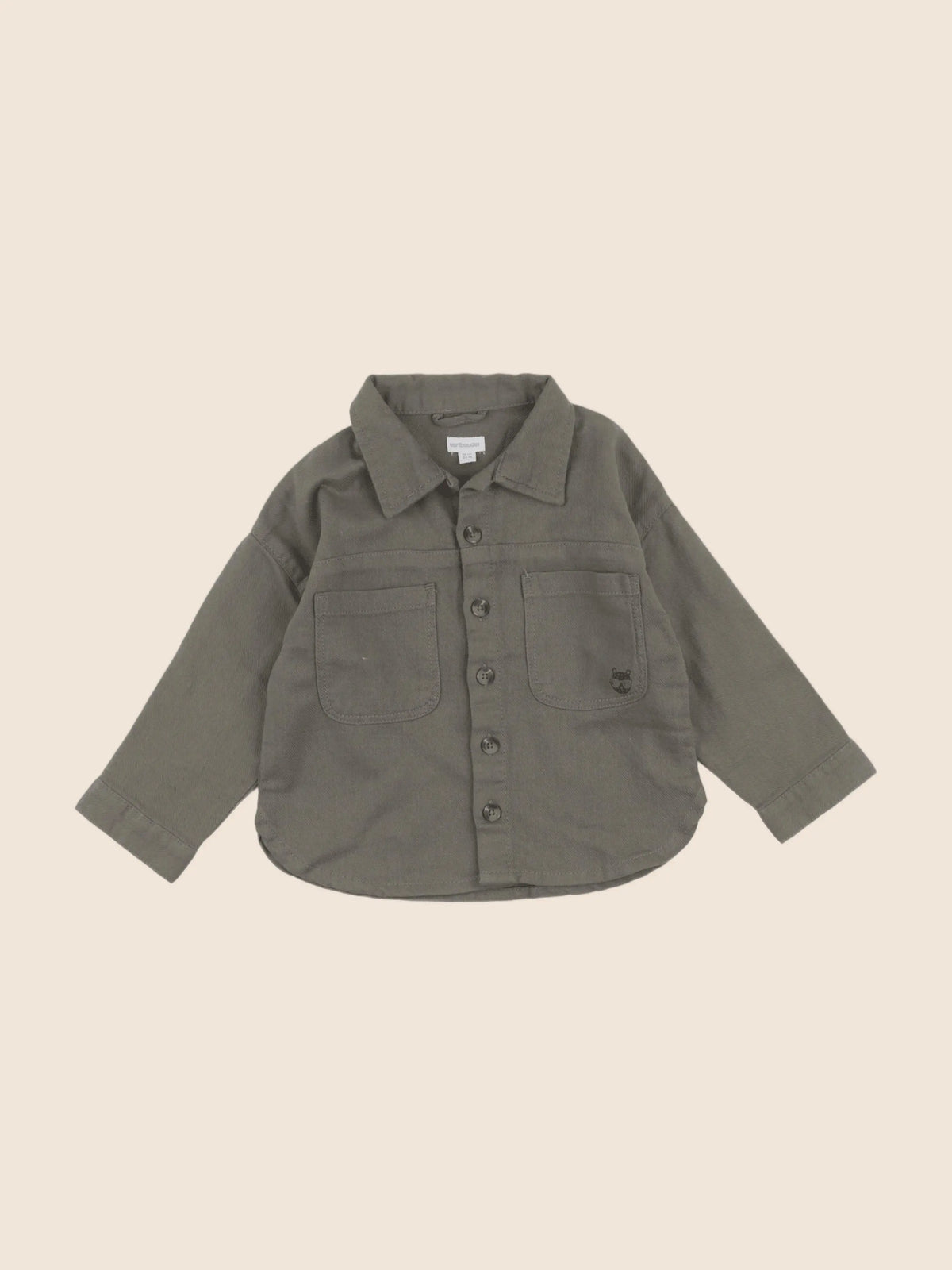 Vertbaudet - chemise vert - 24 mois