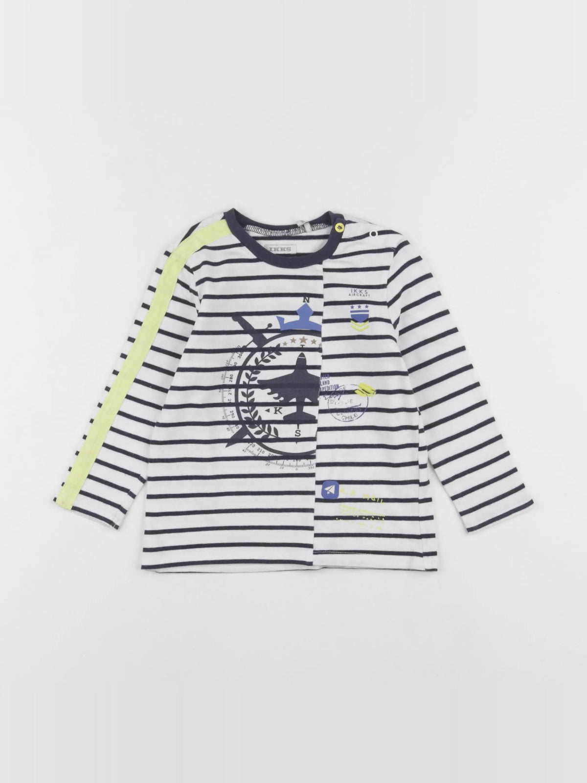 IKKS - tee-shirt blanc - 2 ans