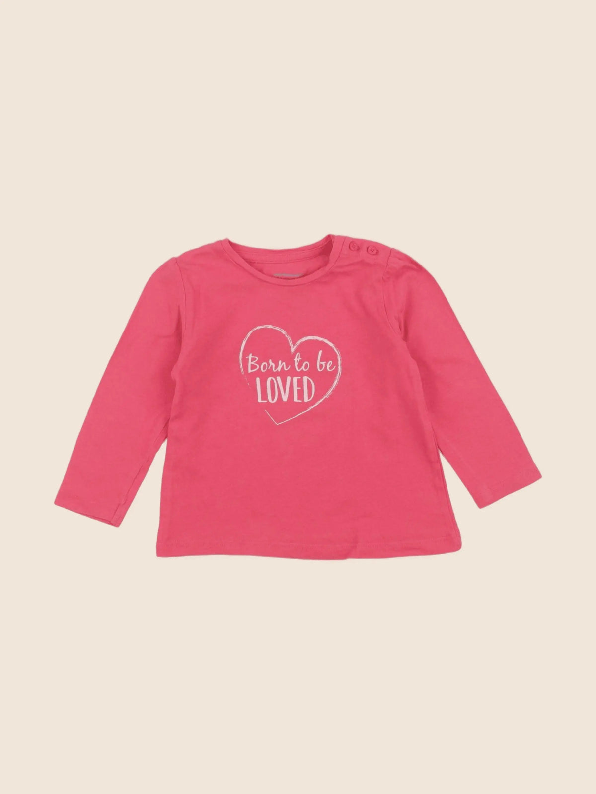 Vertbaudet - tee-shirt rose - 12 mois