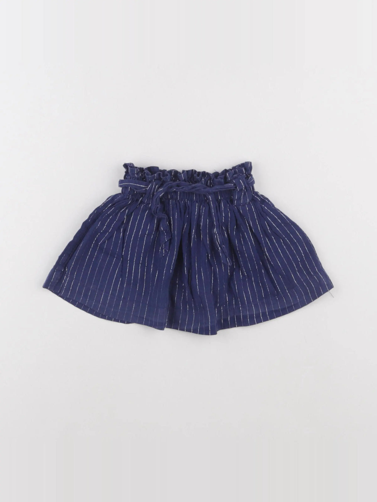 Vertbaudet - jupe bleu, argent - 9 mois