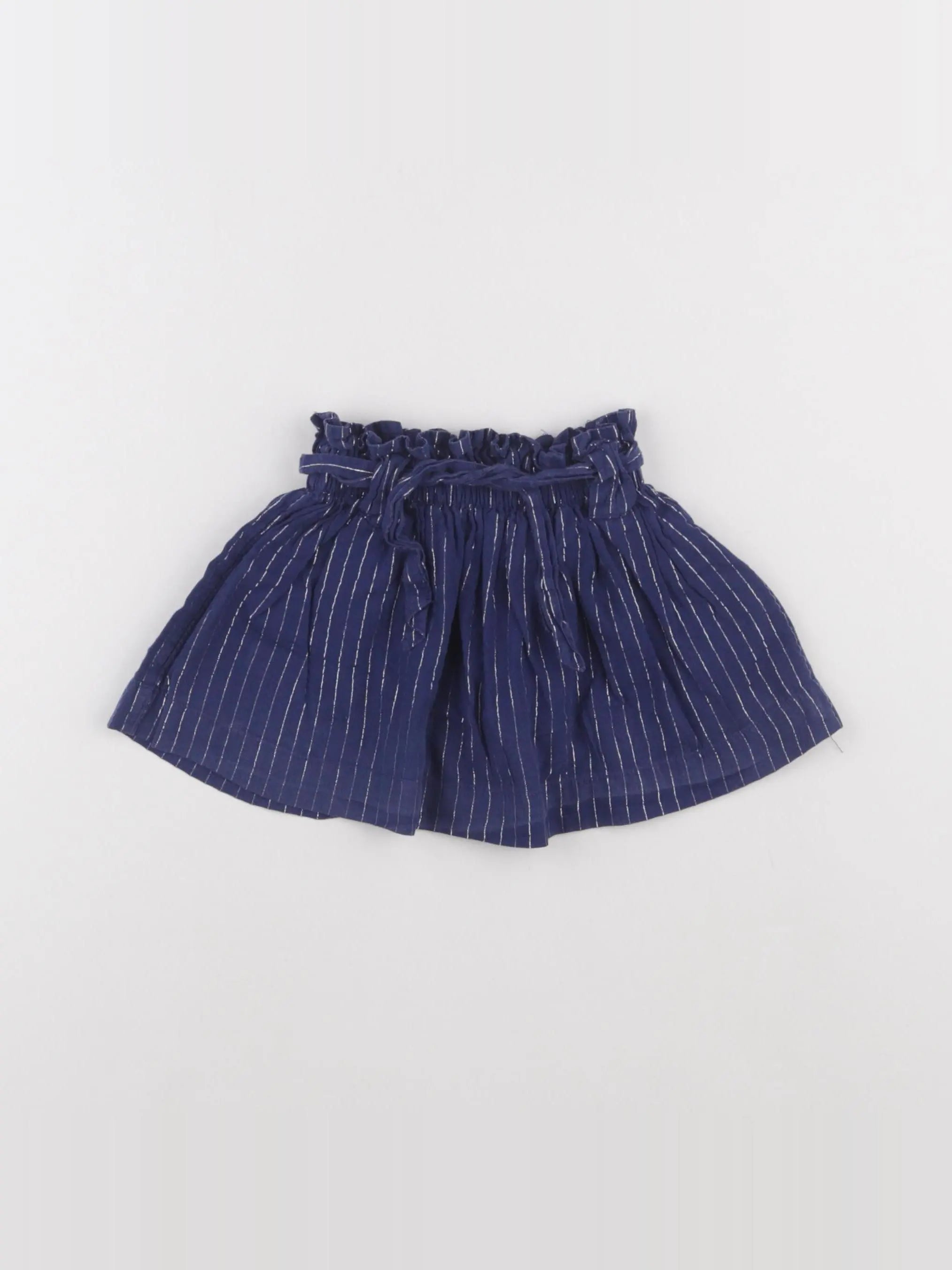 Vertbaudet - jupe bleu, argent - 9 mois