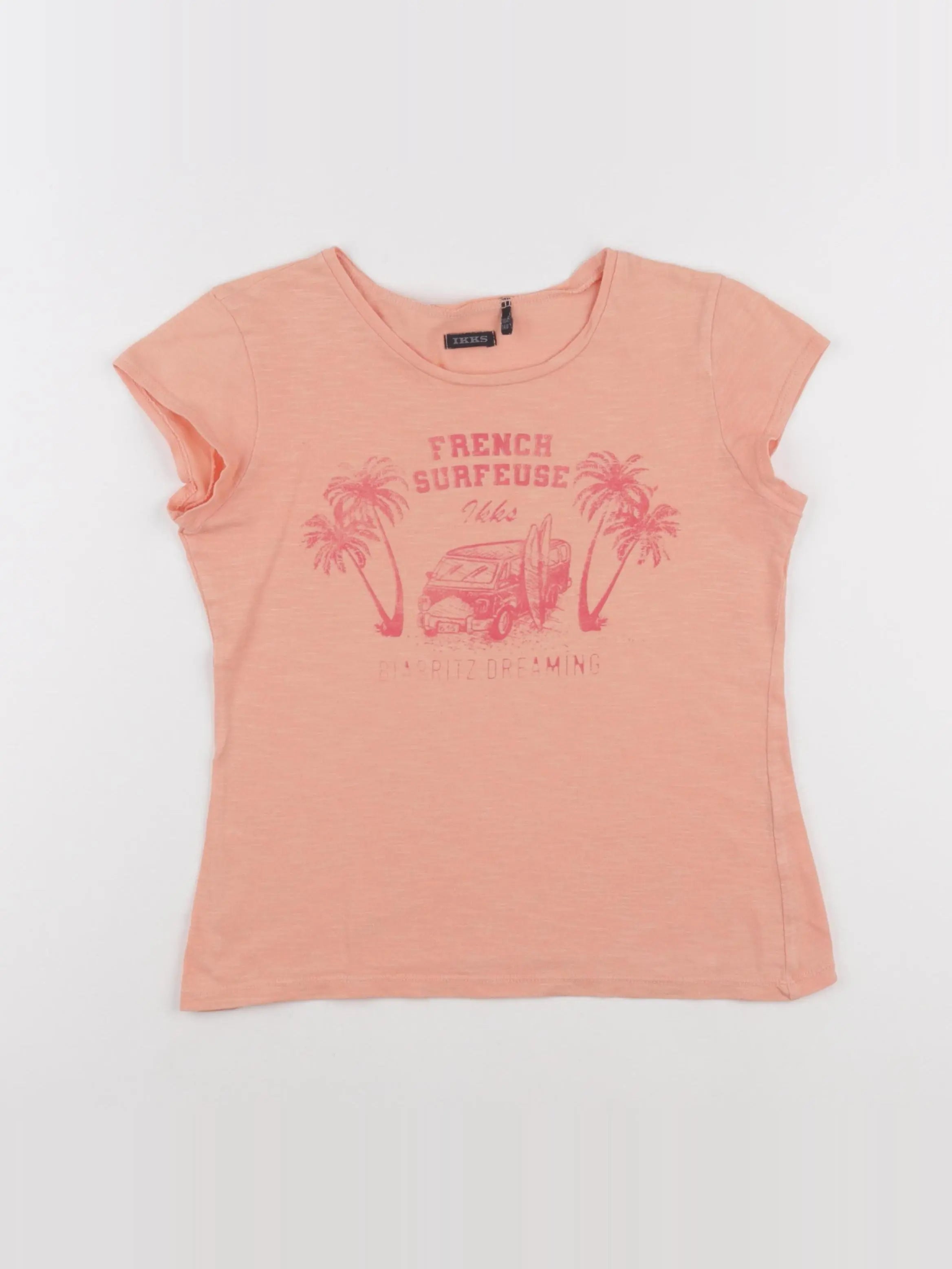 IKKS - tee-shirt orange - 10 ans