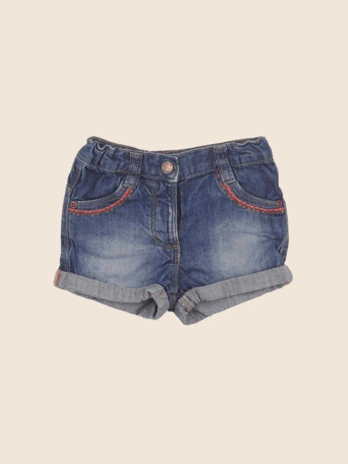 Vertbaudet - short bleu - 12 mois