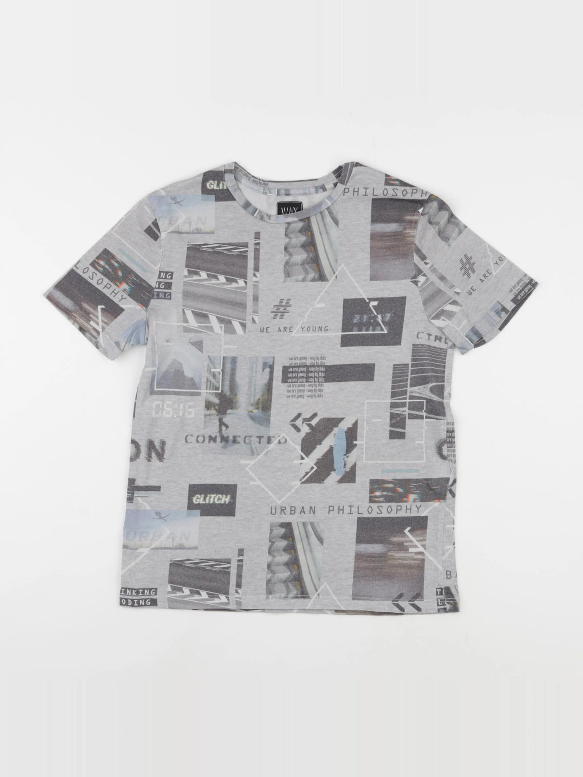 IKKS - tee-shirt gris - 12 ans