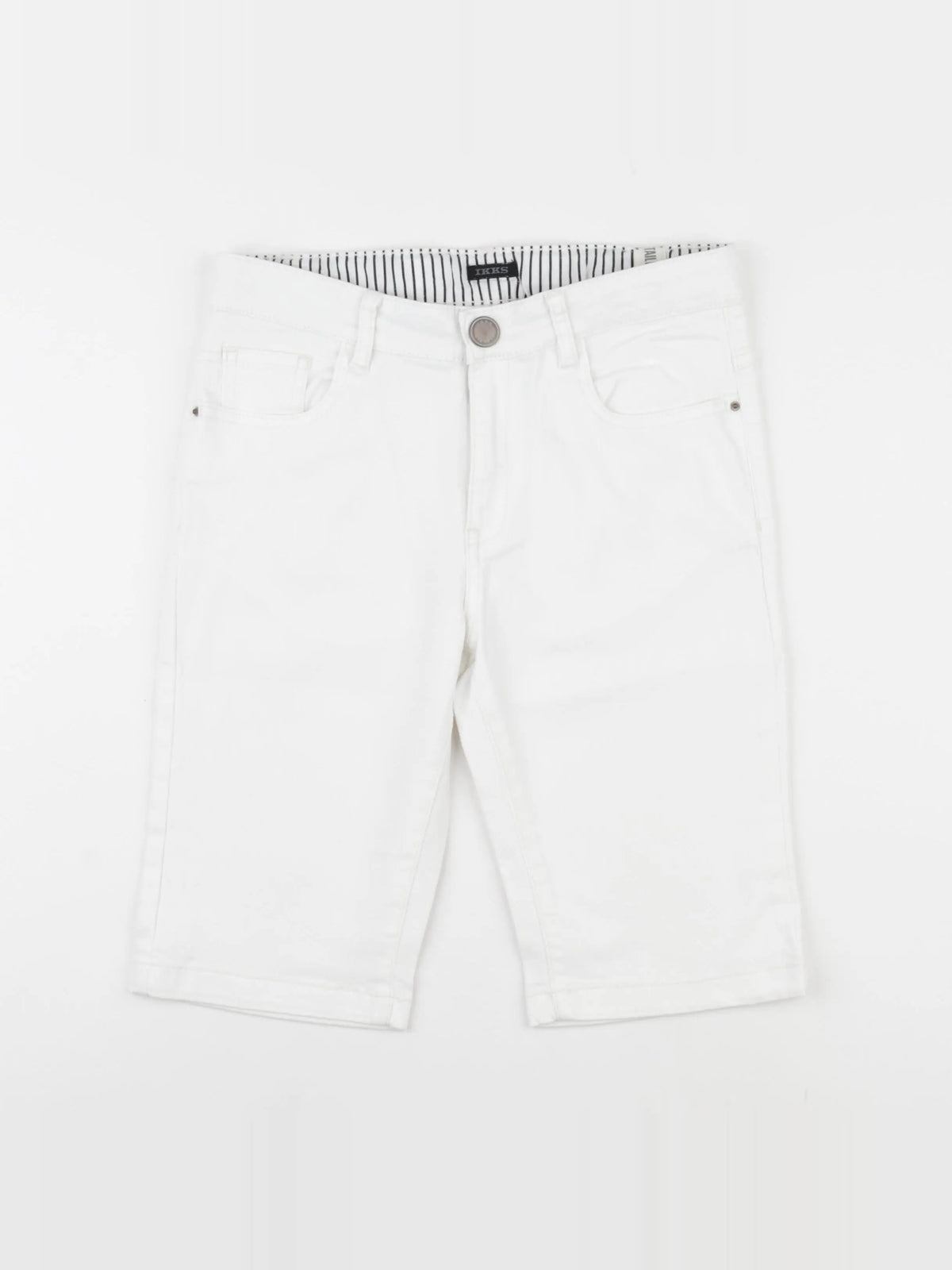 IKKS - pantacourt blanc - 12 ans