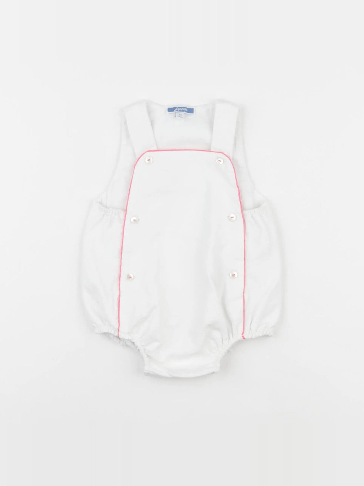 Jacadi - combinaison blanc - 6 mois
