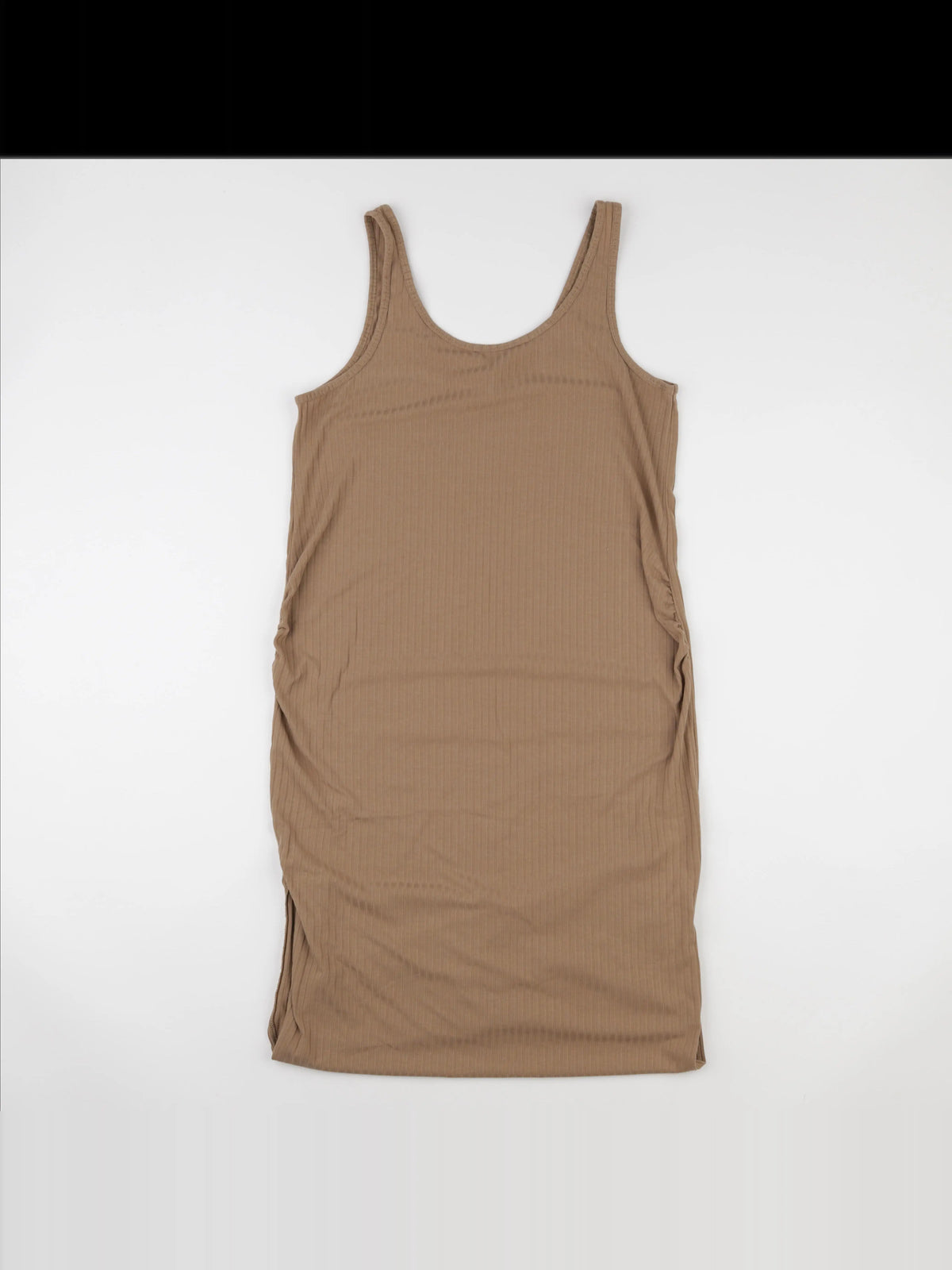 H&M - robe grossesse marron - m