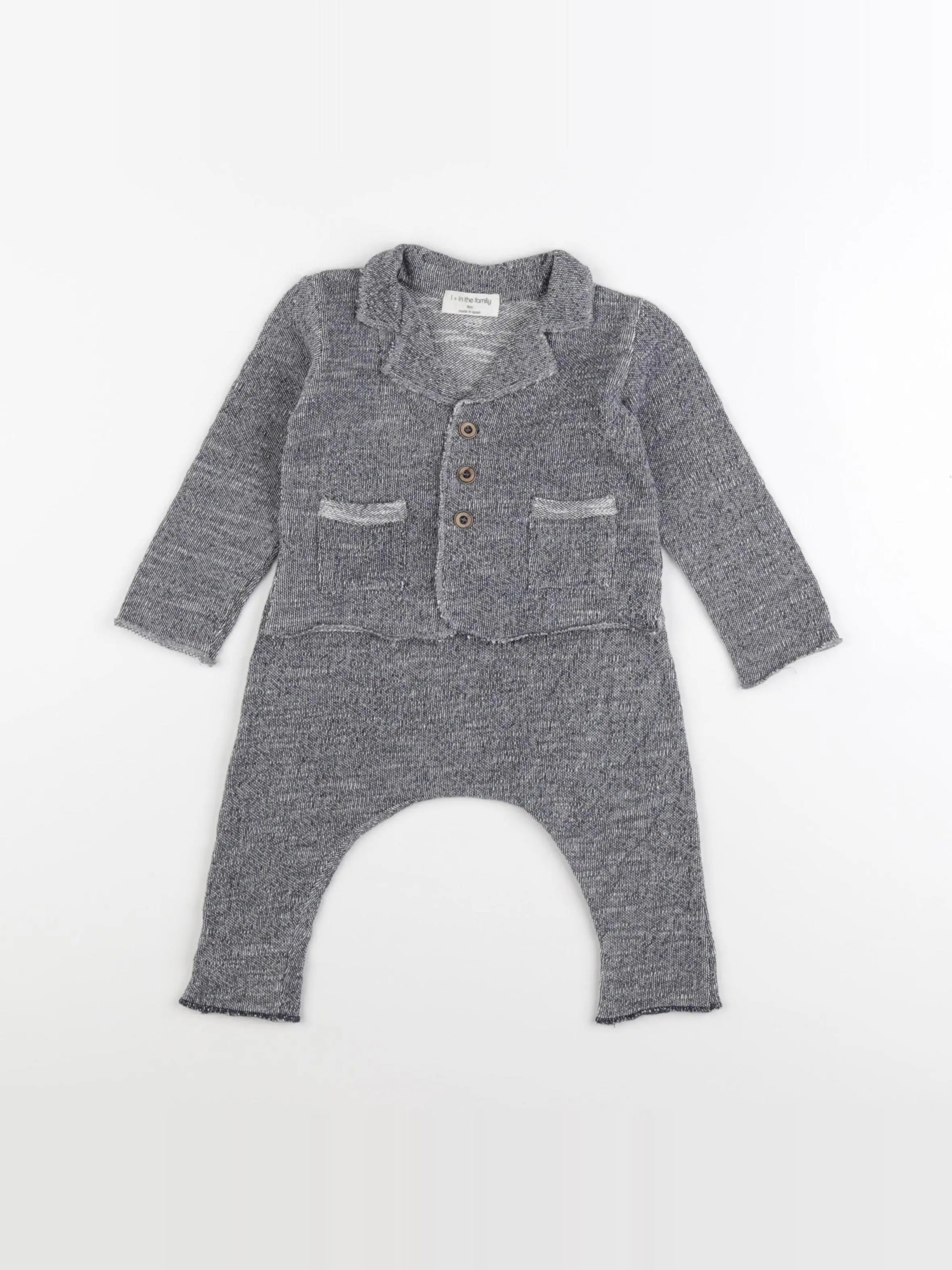 1+ In the family - ensemble bleu - 6 mois