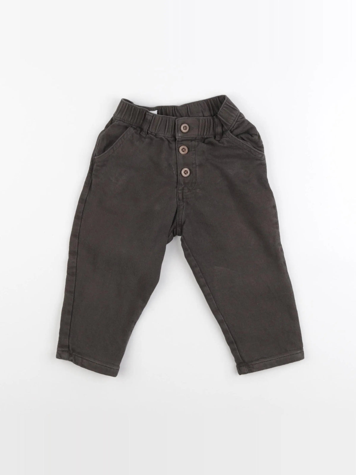 Zara - pantalon vert - 12/18 mois