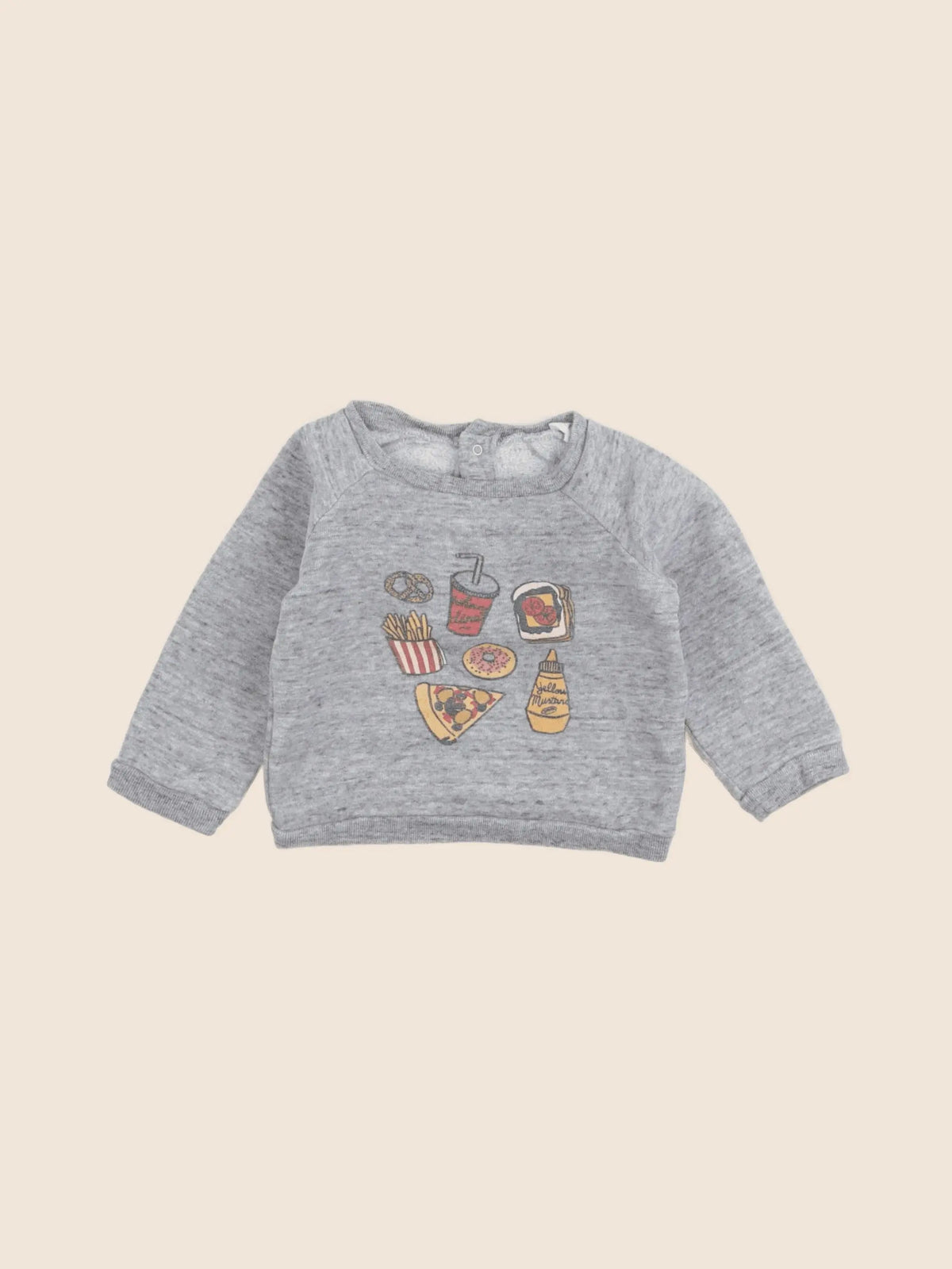 Hundred Pieces - sweat gris - 6 mois