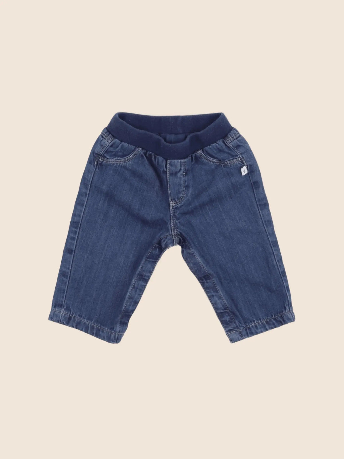 Petit Bateau - sarouel bleu - 3 mois