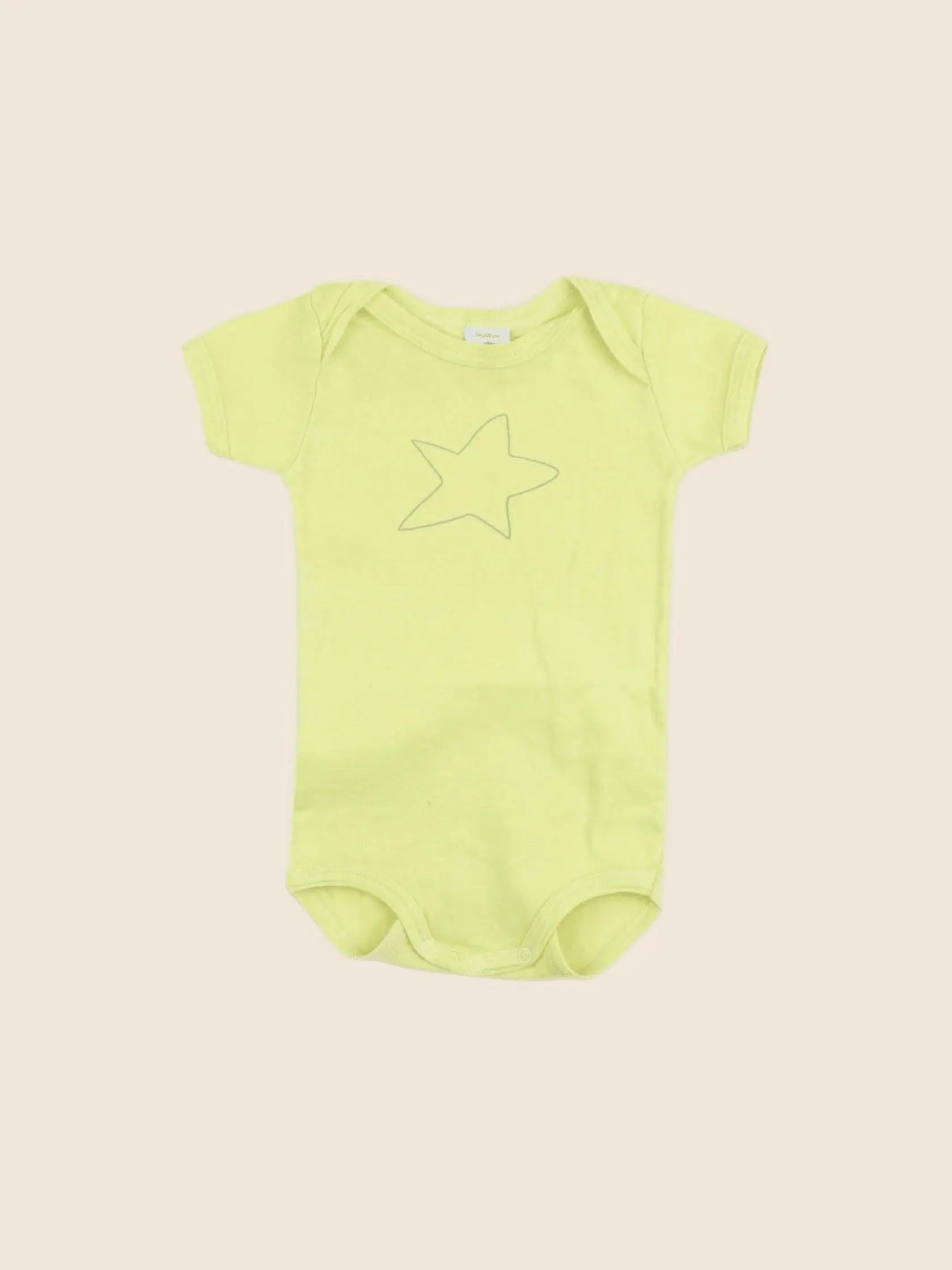 Petit Bateau - body jaune - 3 mois