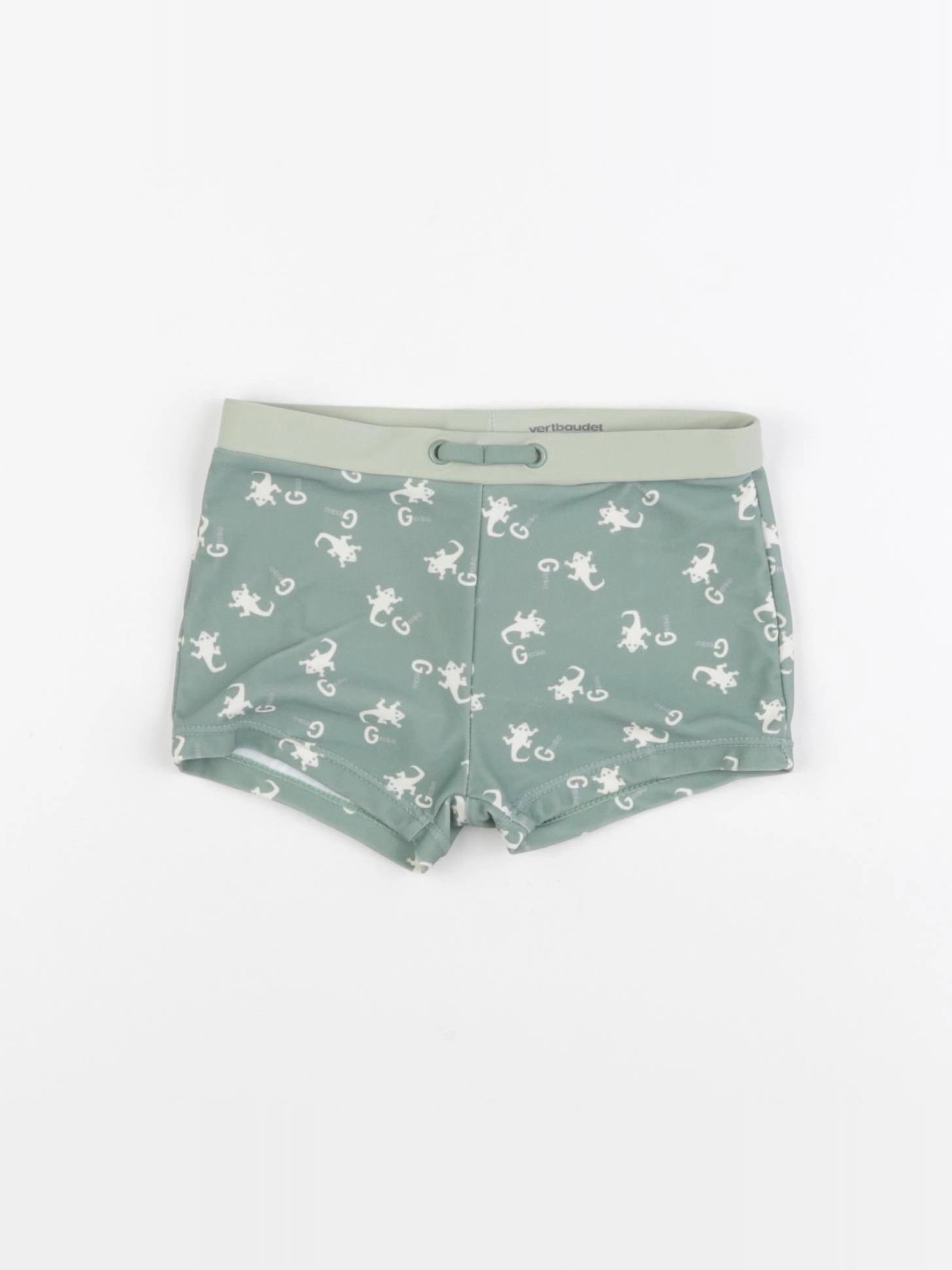 Vertbaudet - maillot de bain vert - 24 mois
