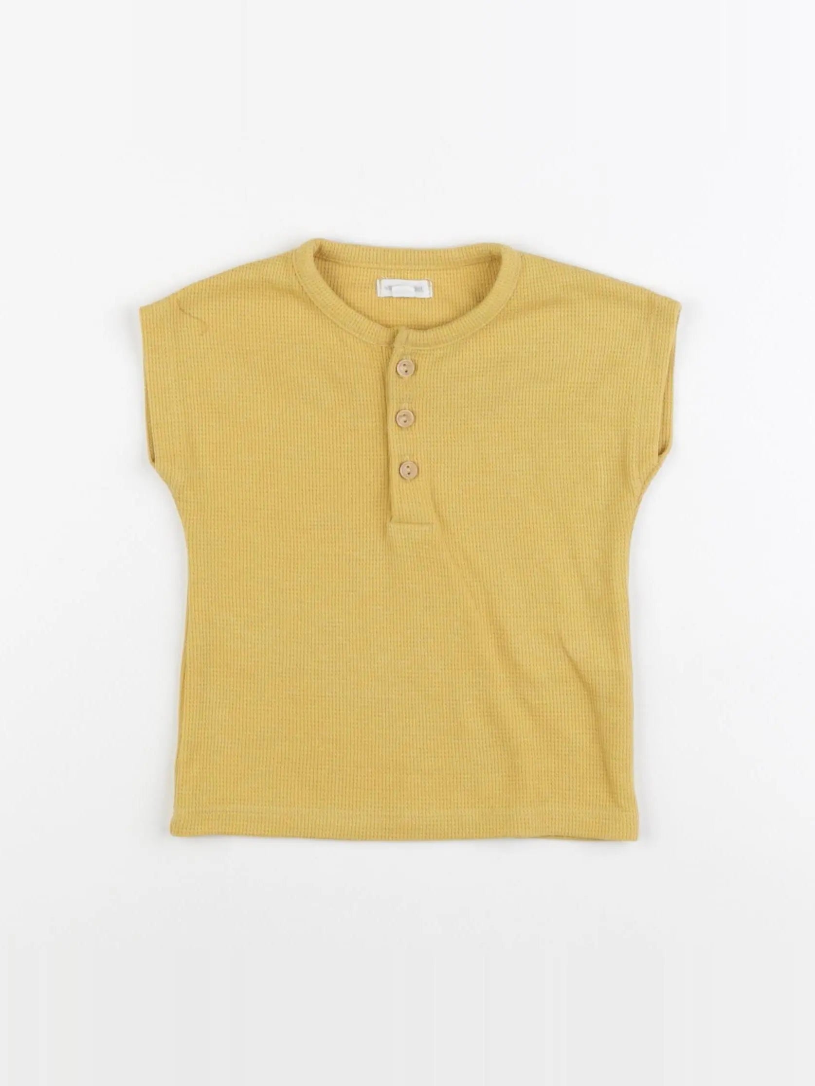 Vertbaudet - tee-shirt jaune - 24 mois