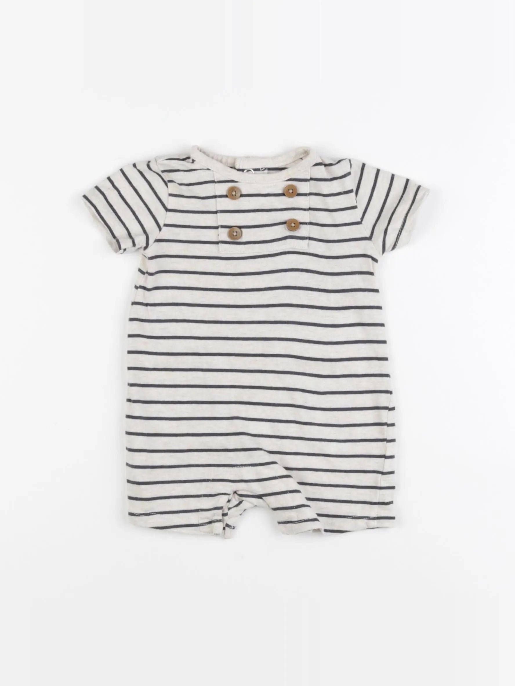 La Redoute - pyjama coton beige - 6 mois