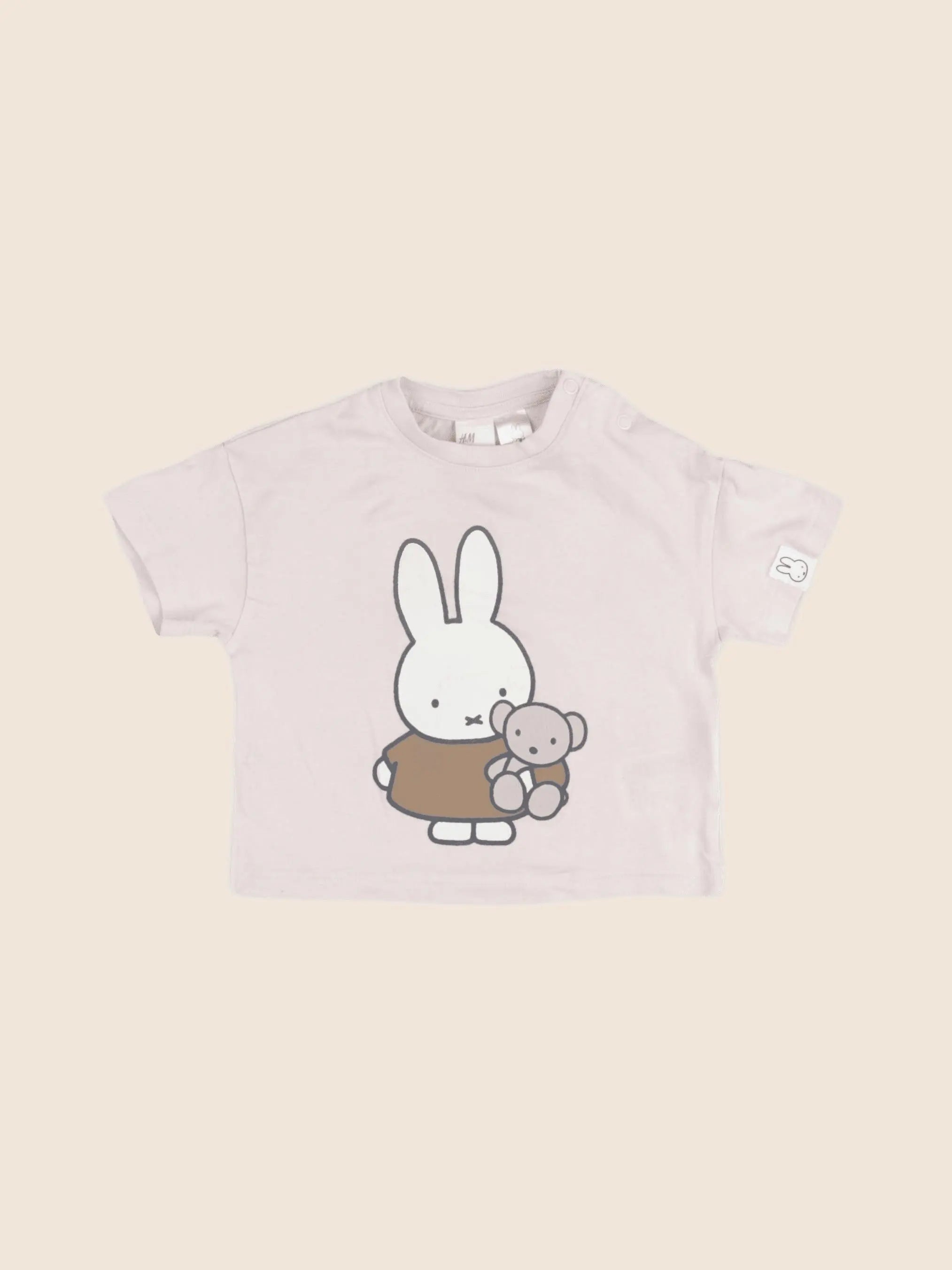 H&M - tee-shirt rose - 3/6 mois
