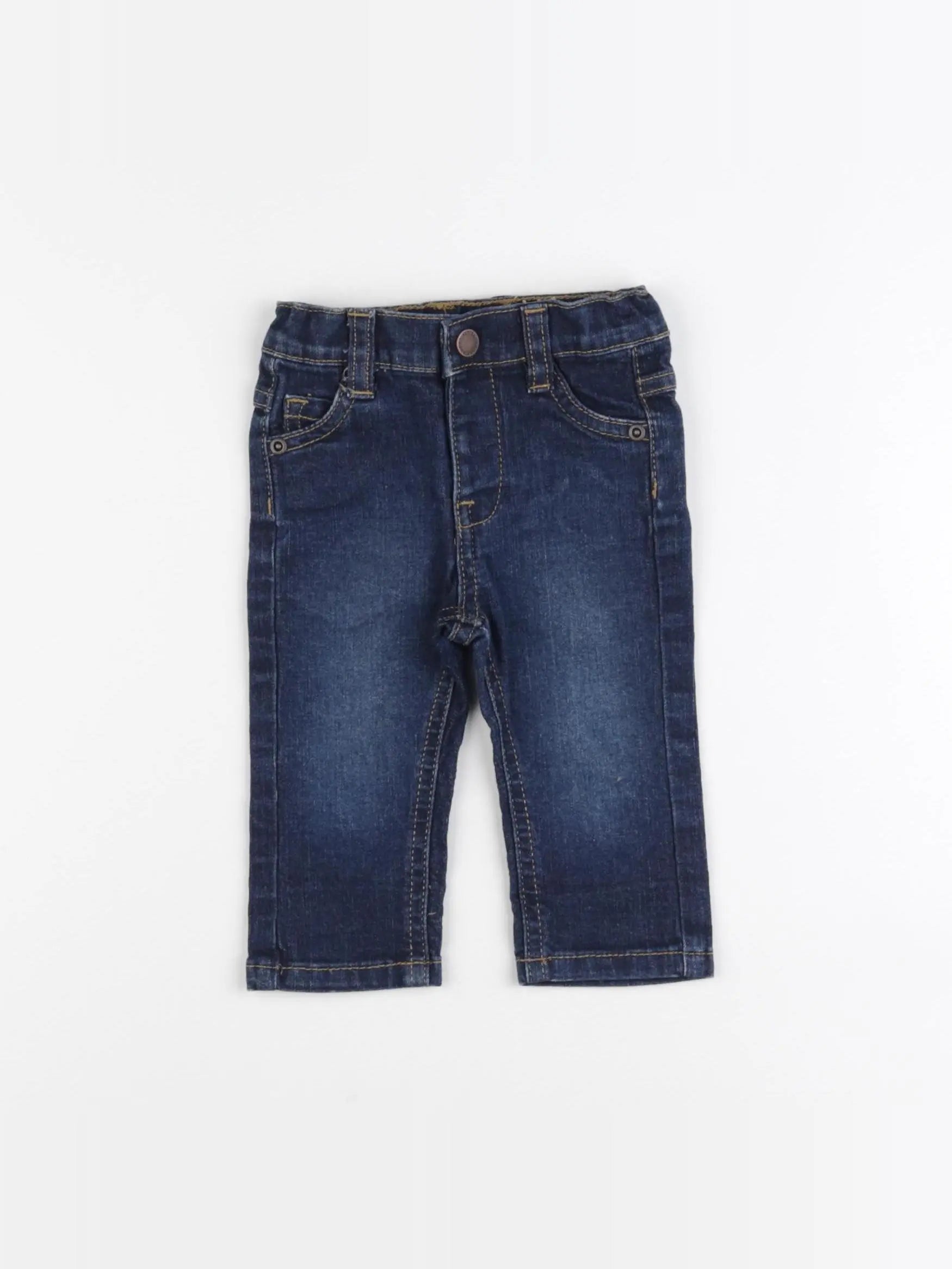 Vertbaudet - jean bleu - 3 mois