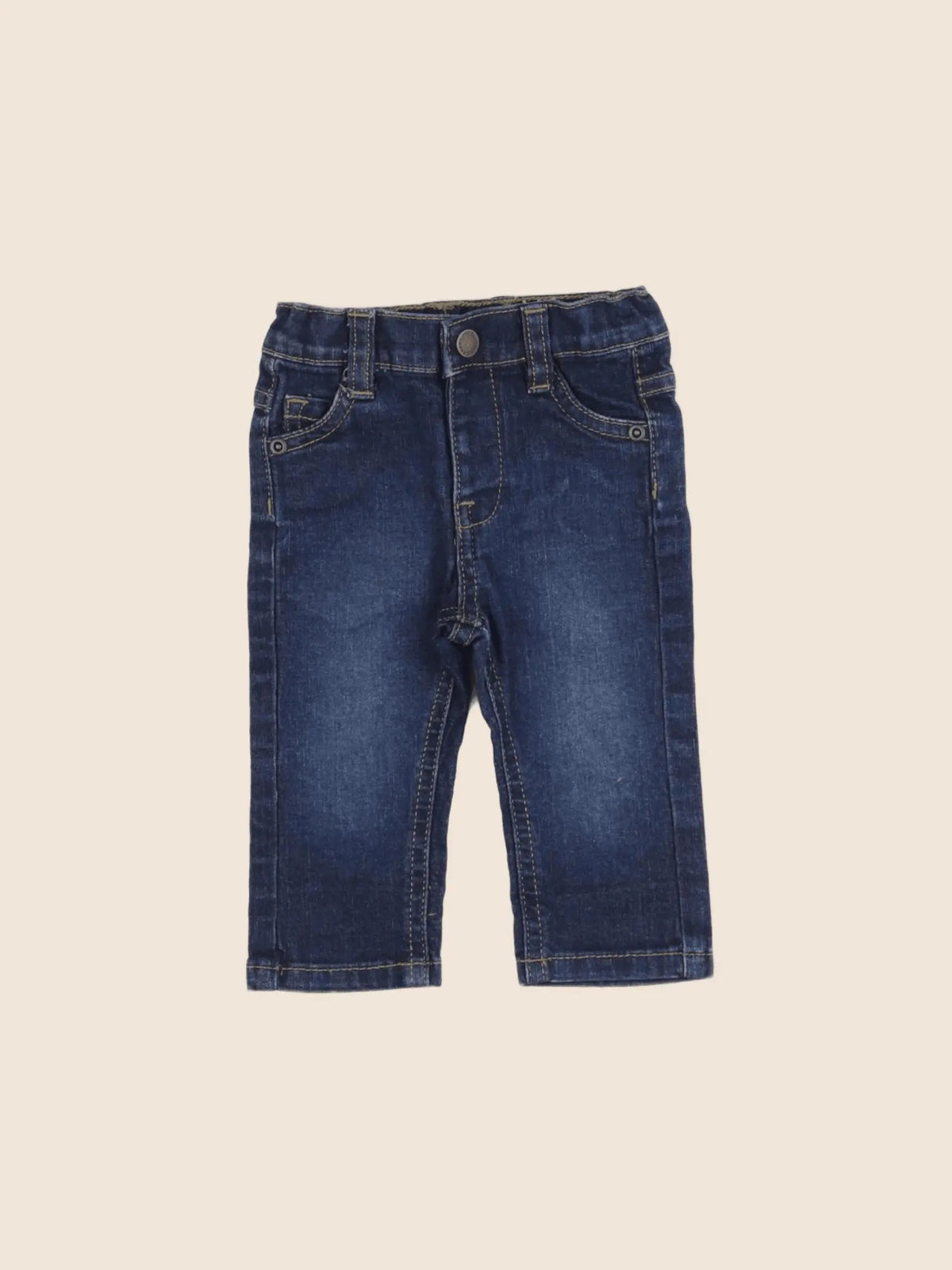 Vertbaudet - jean bleu - 3 mois