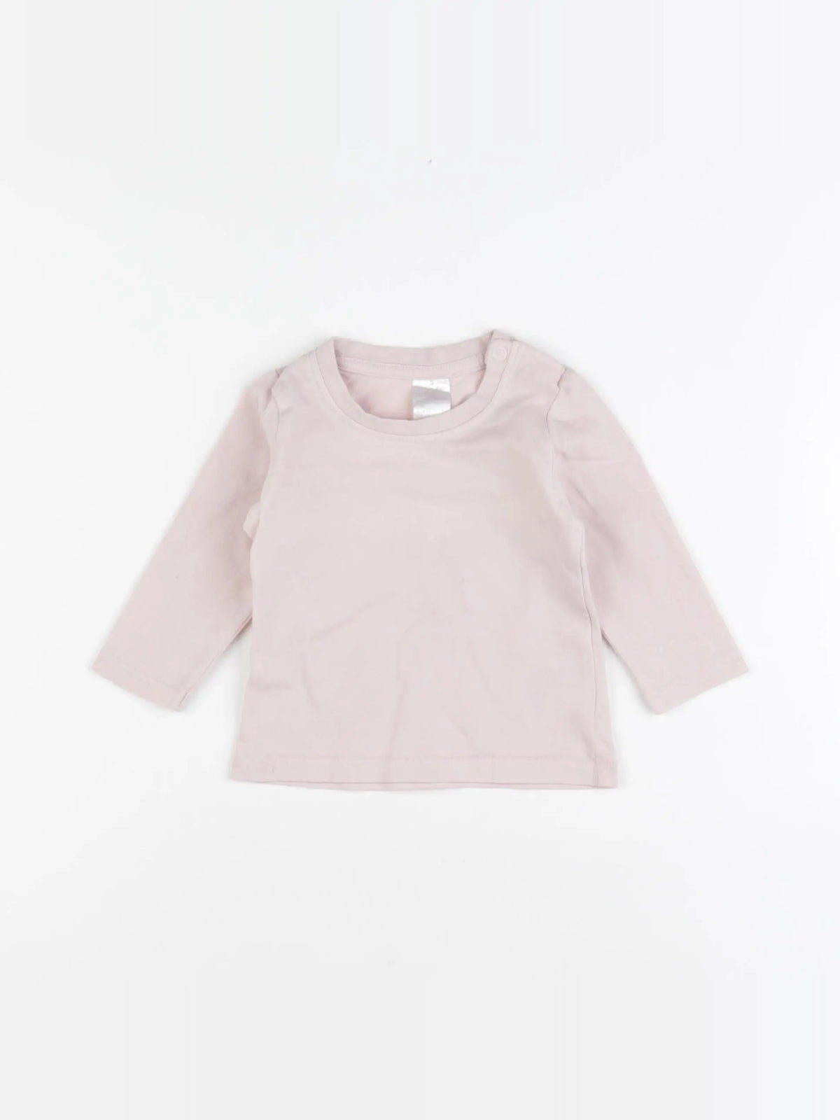 H&M - tee-shirt rose - 2/4 mois
