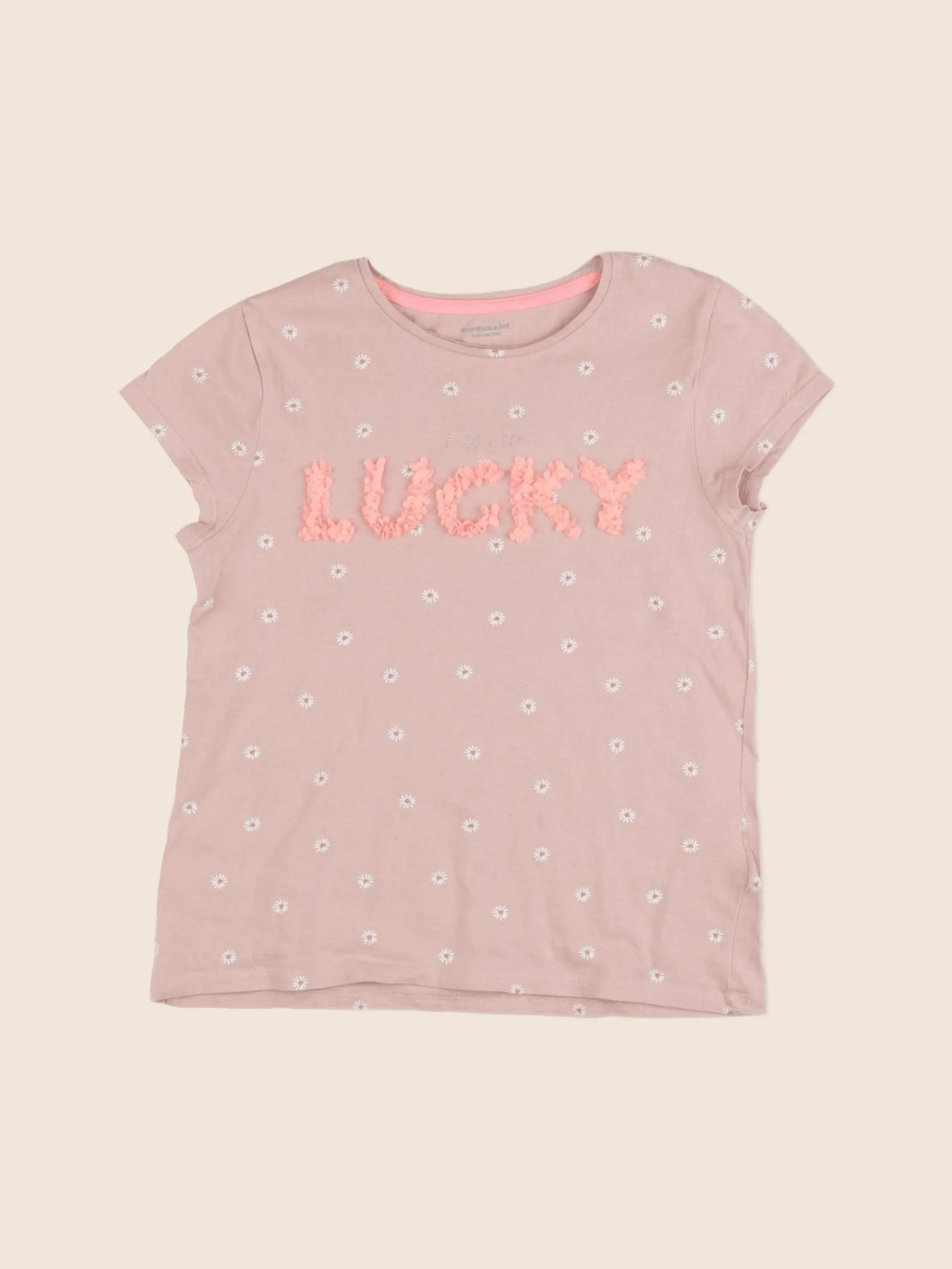 Vertbaudet - tee-shirt rose - 10 ans