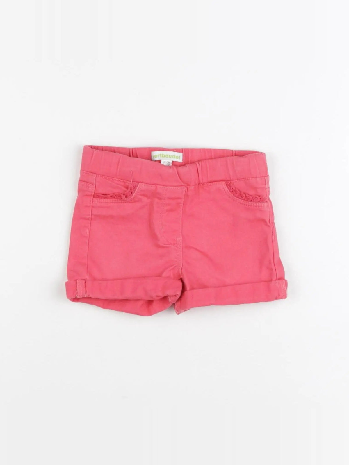 Vertbaudet - short rose - 2 ans
